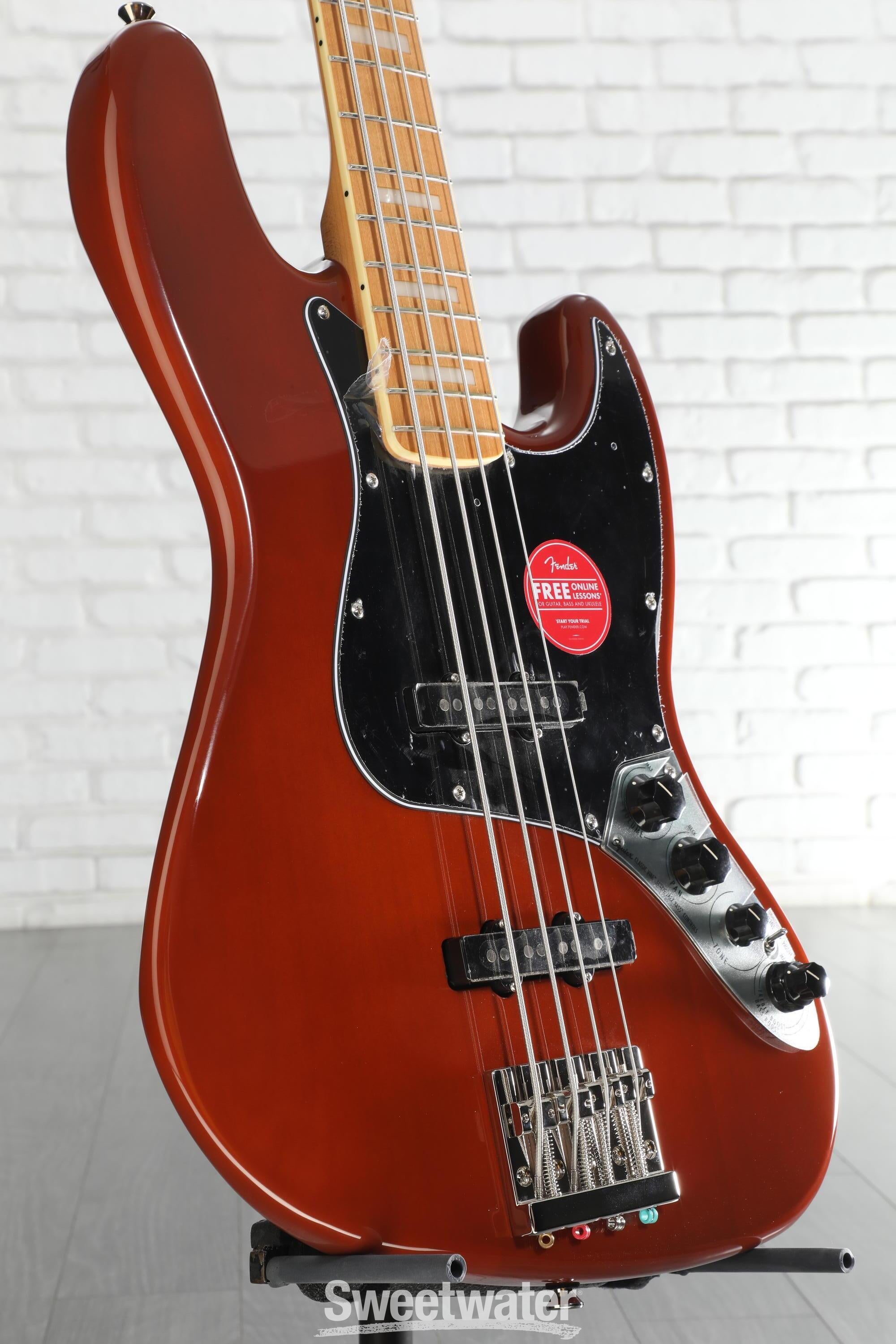 Squier Classic Vibe Active '70s Jazz Bass - Mocha | Sweetwater