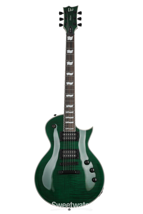 ESP LTD EC-1000 Electric Guitar - See Thru Green | Sweetwater