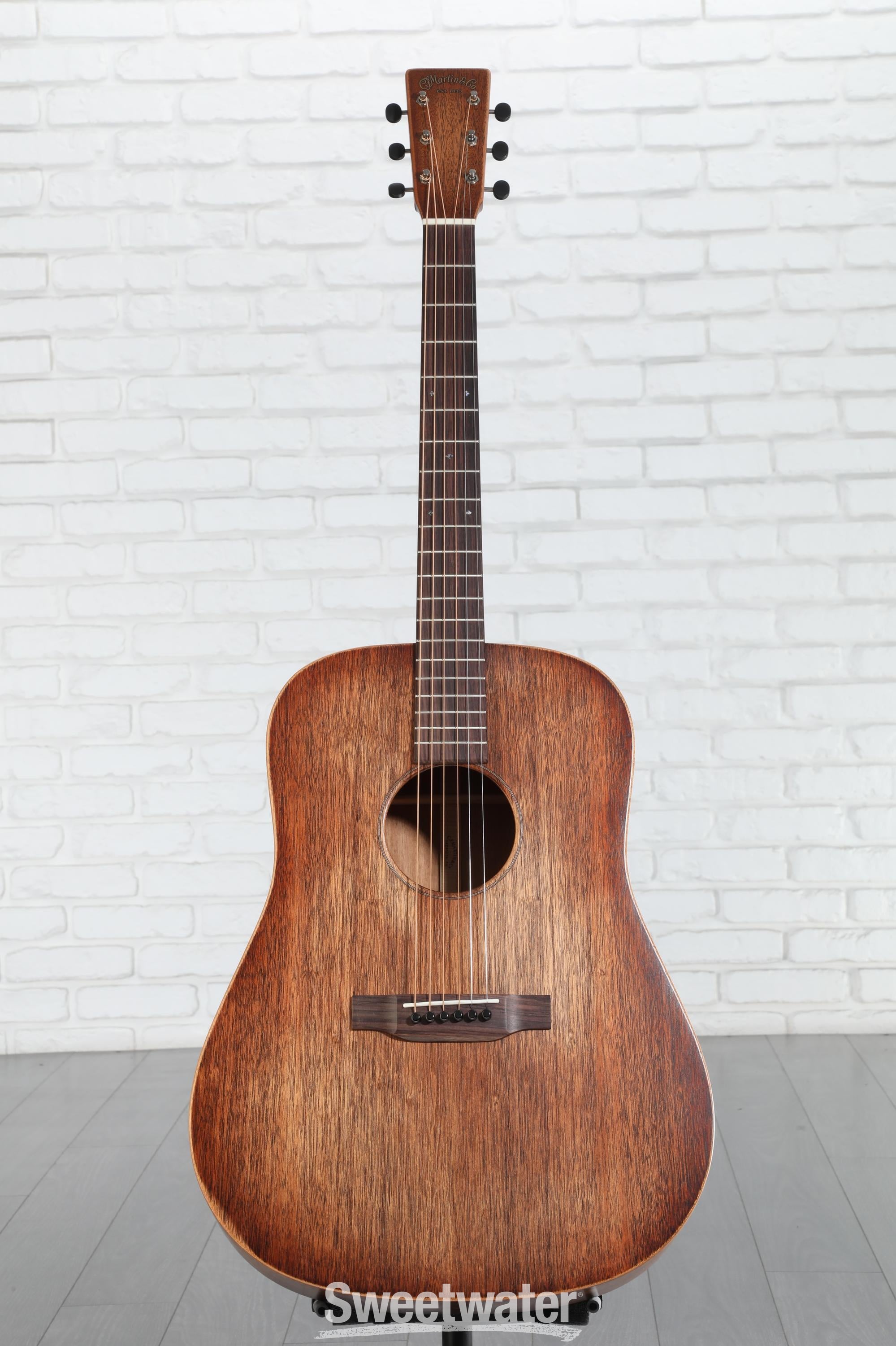 Martin D-15M StreetMaster Acoustic Guitar - Distressed Burst