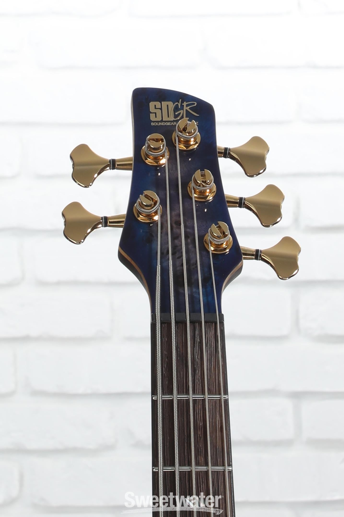 ベース Ibanez Premium SR2605L CeruleanBlueBurst Ibanez Premium SR2605L Left-Handed 5-String Electric Bass