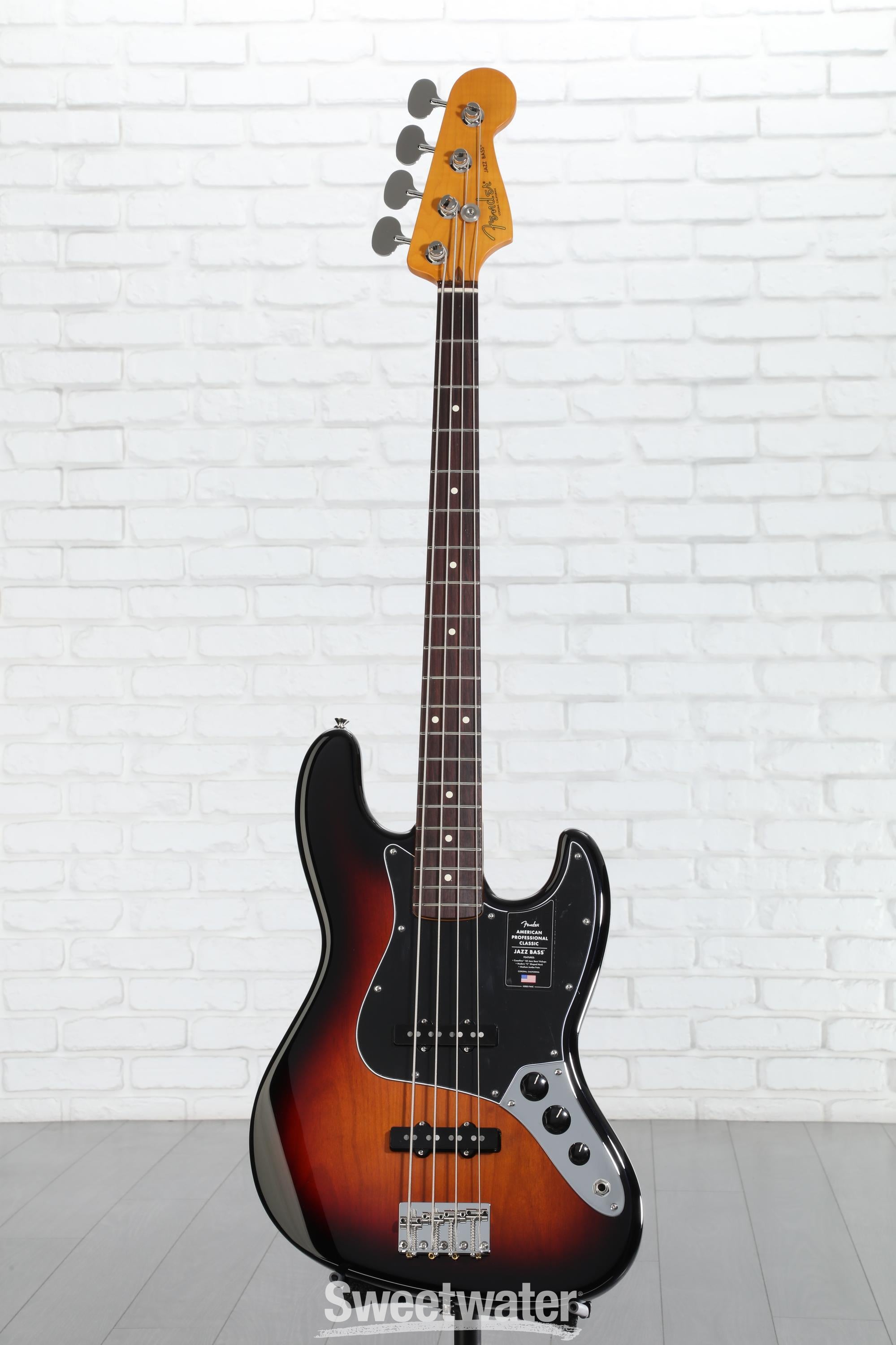 Fender American Professional Classic Jazz Bass - 3-Color Sunburst