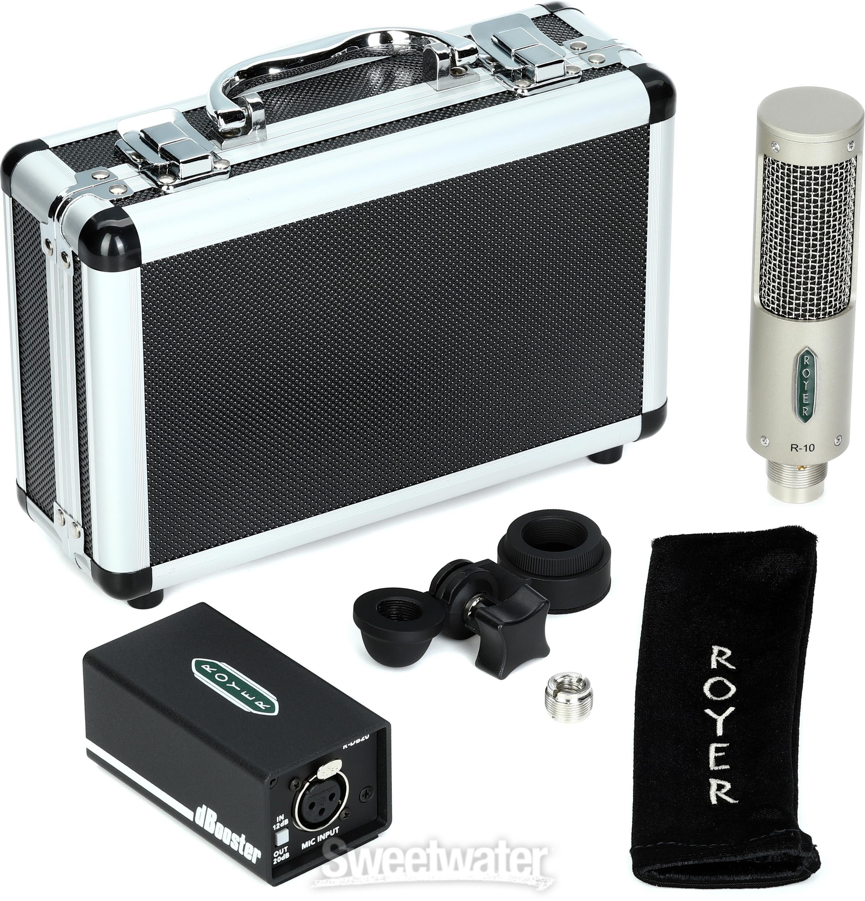 Royer R-10 Ribbon Microphone and dBooster Pack | Sweetwater