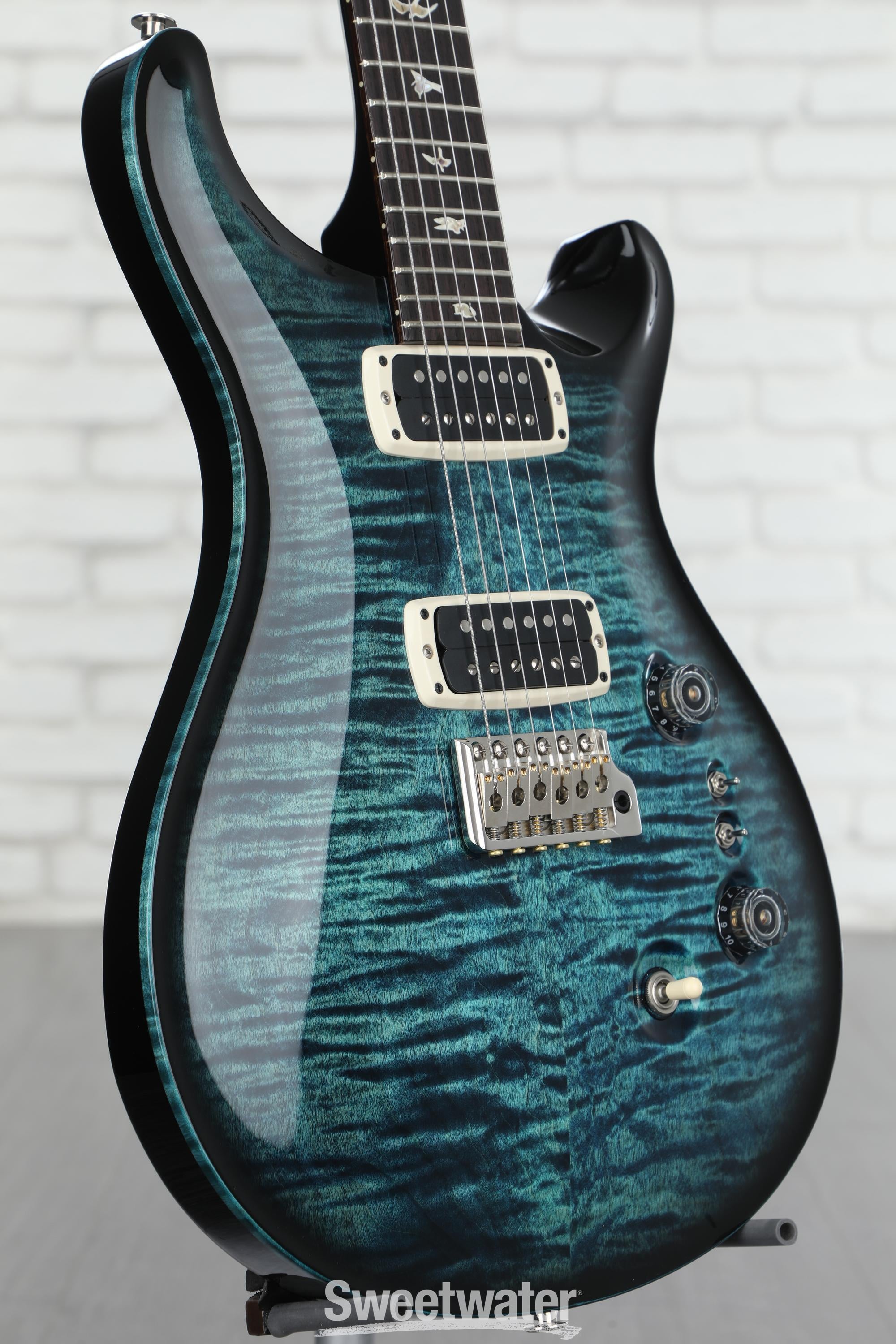 ギター PRS Custom 24-08 10top charcoal burst PRS Custom 24-08 10-Top Electric Guitar - Charcoal Burst