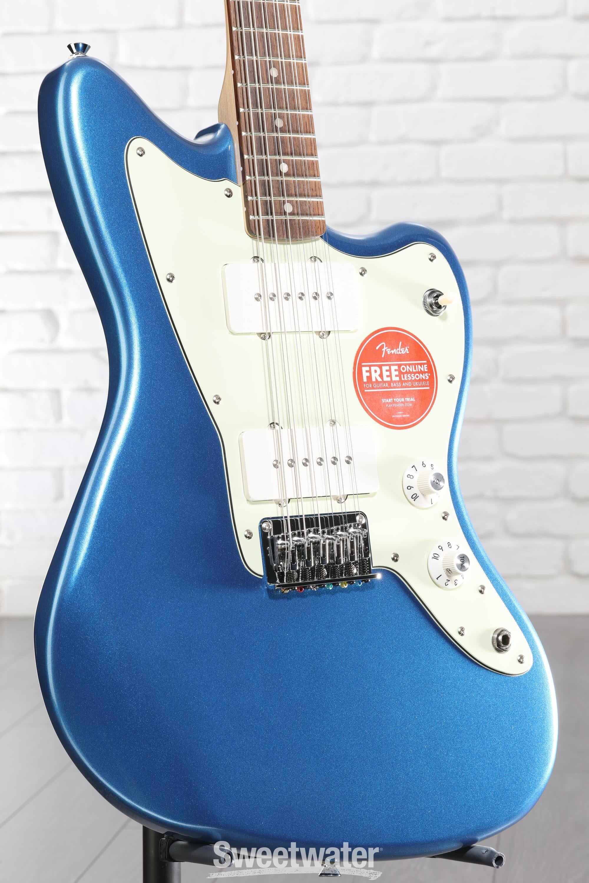 Photo of Squier Paranormal Jazzmaster XII 12-string Electric Guitar - Lake Placid Blue