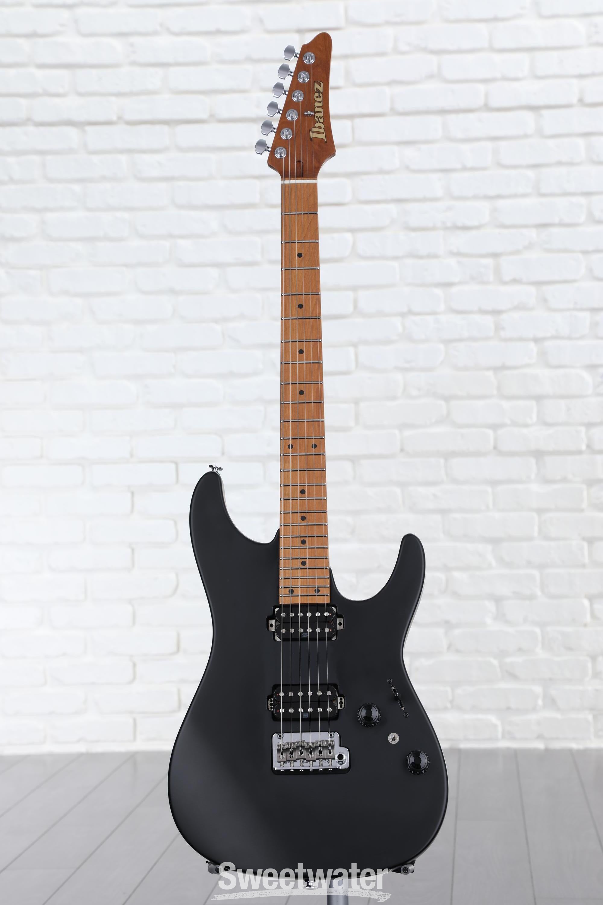 Ibanez Prestige AZ2402 Electric Guitar - Black Flat