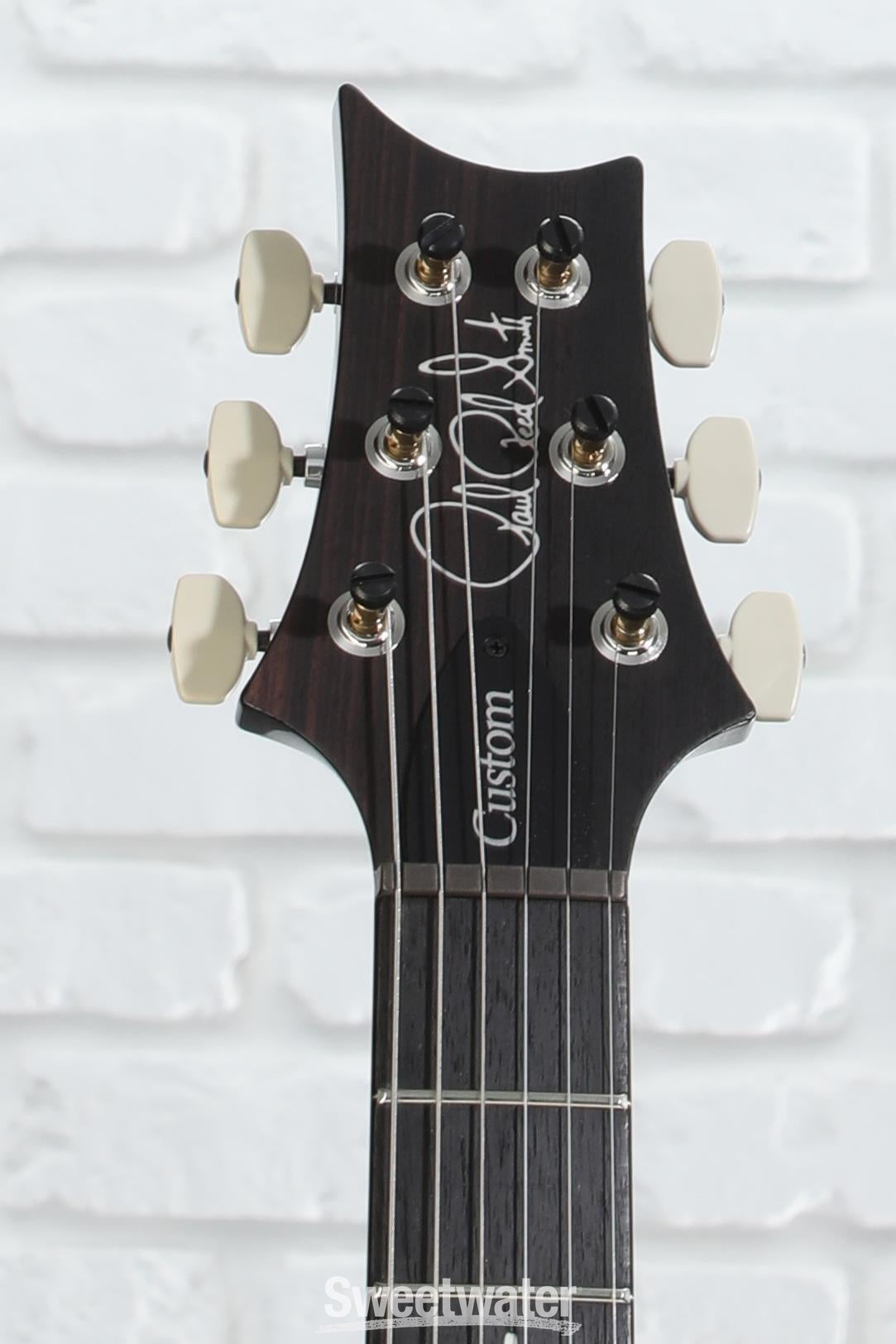 PRS Custom 24 Electric Guitar - Black Gold Wraparound Burst
