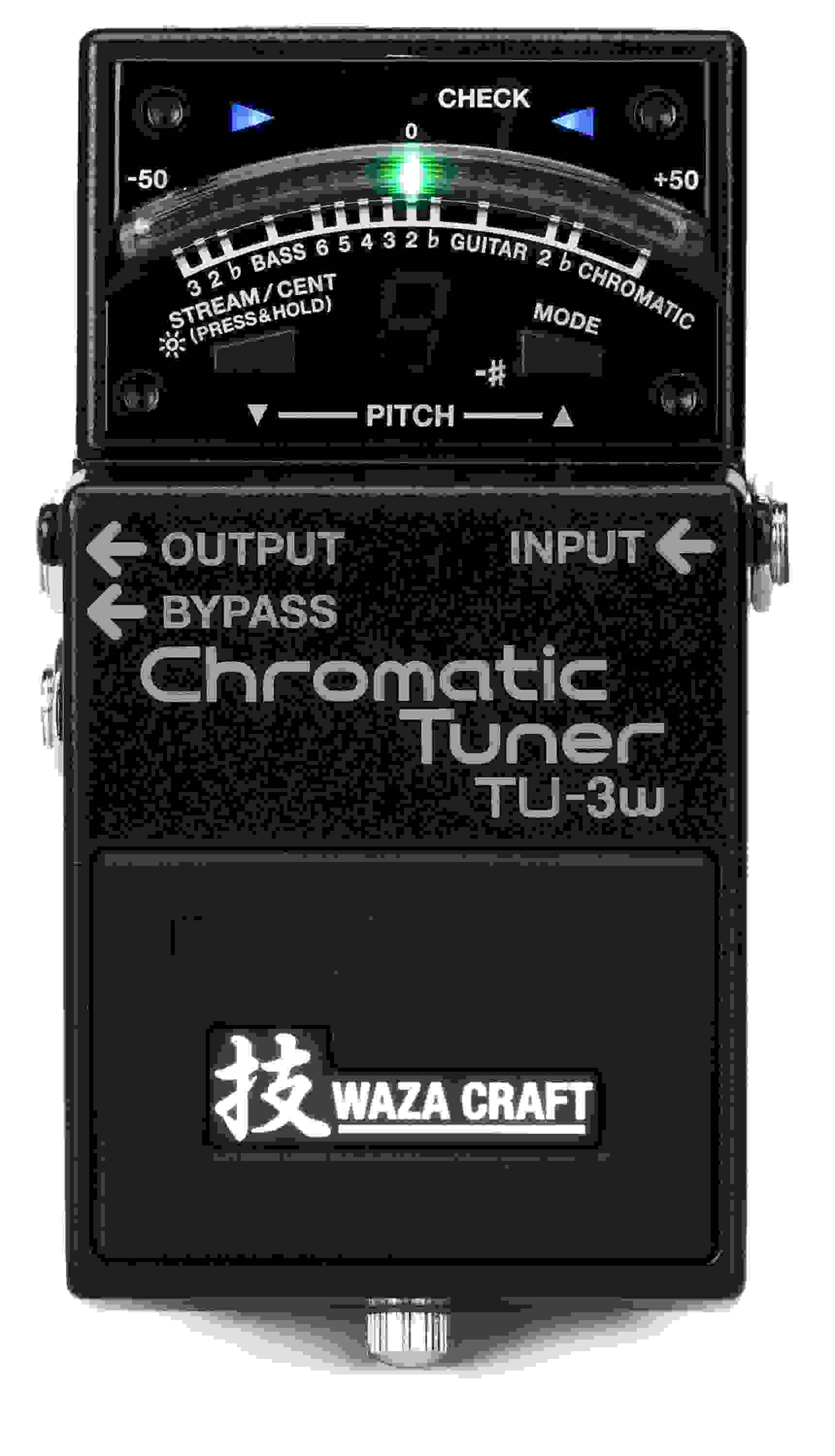 Boss TU-3W Waza Craft Chromatic Tuner with Bypass