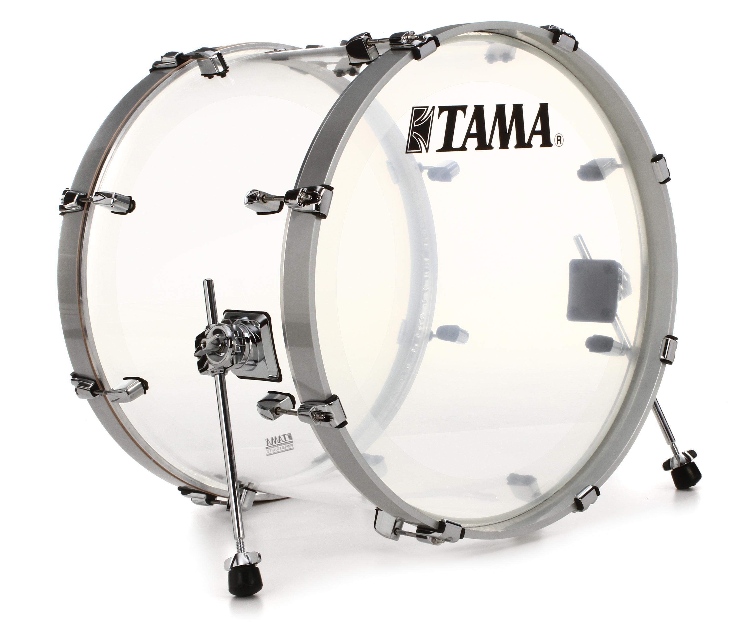 tama キャデラ Tama Silverstar Mirage Bass Drum - 16