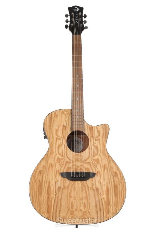 Indiana Thin Body Acoustic/Electric Guitar - Natural