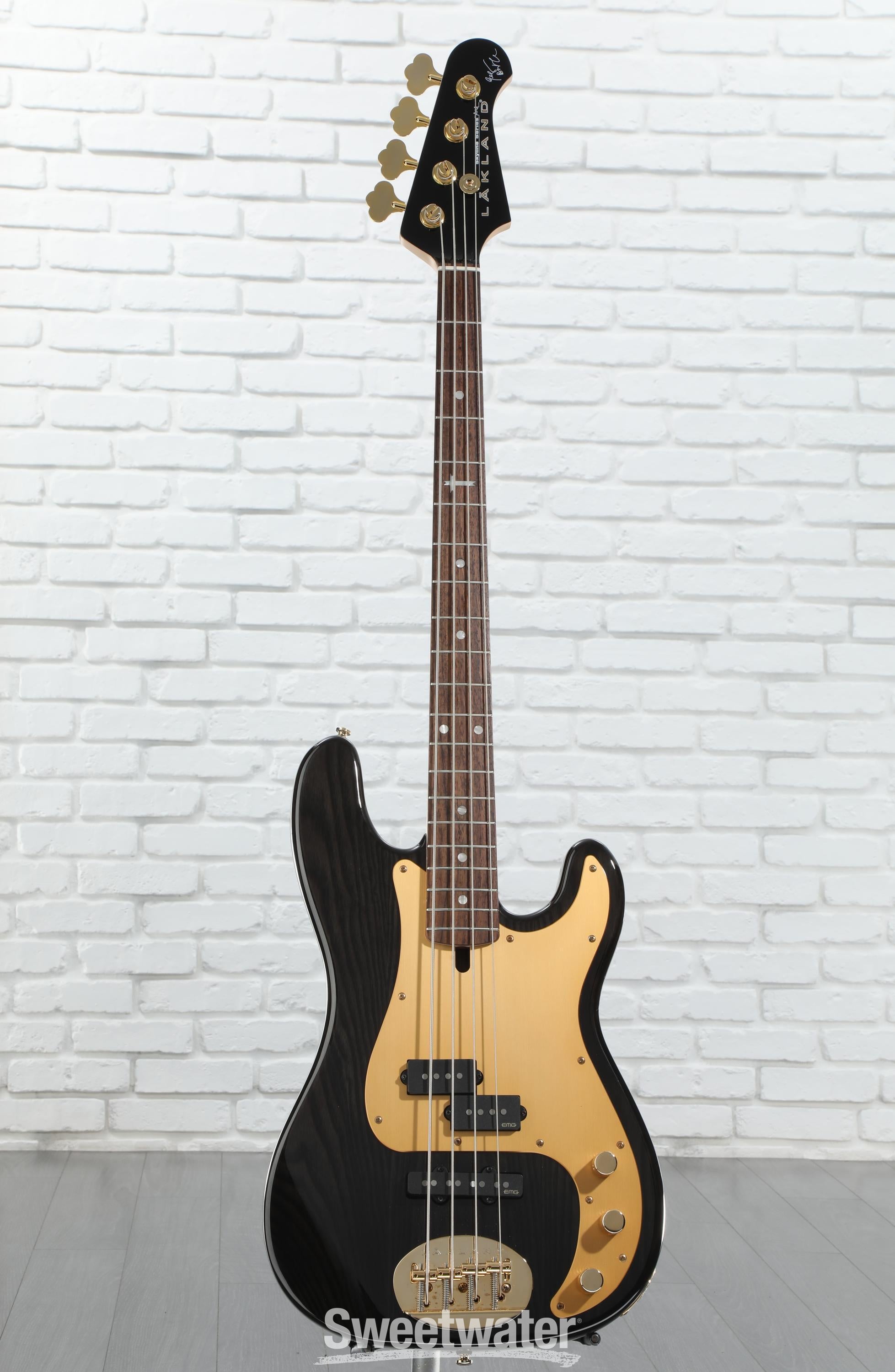 Lakland Geezer Butler Signature Skyline Bass Guitar - Trans