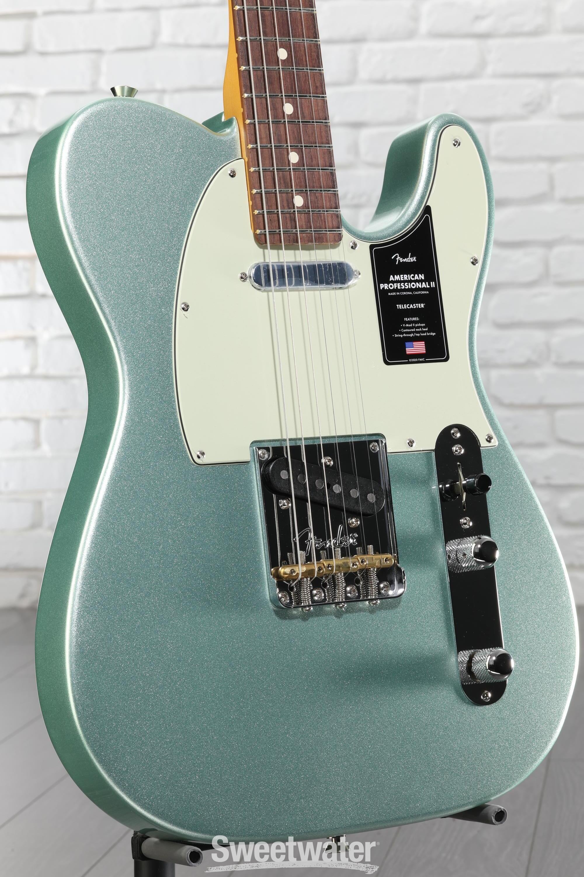 Fender American Professional II Telecaster - Mystic Surf Green