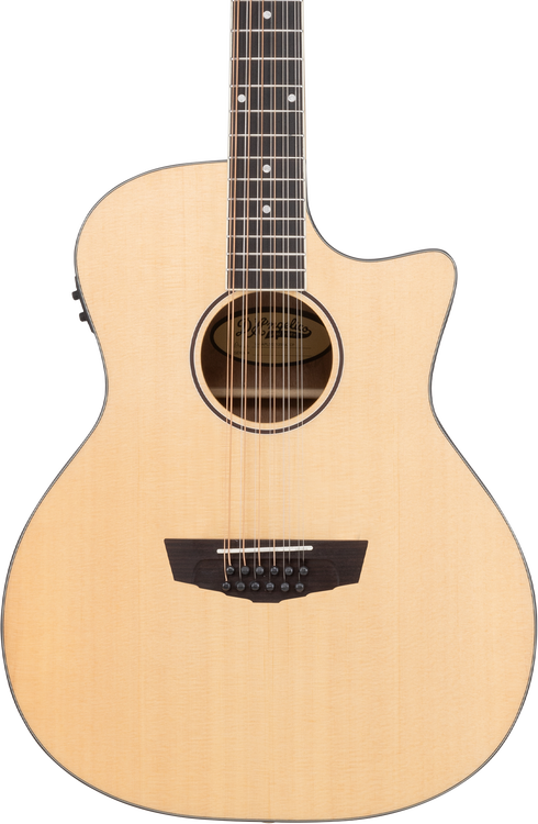 D'Angelico Premier Fulton LS 12-string Acoustic-electric Guitar - Natural