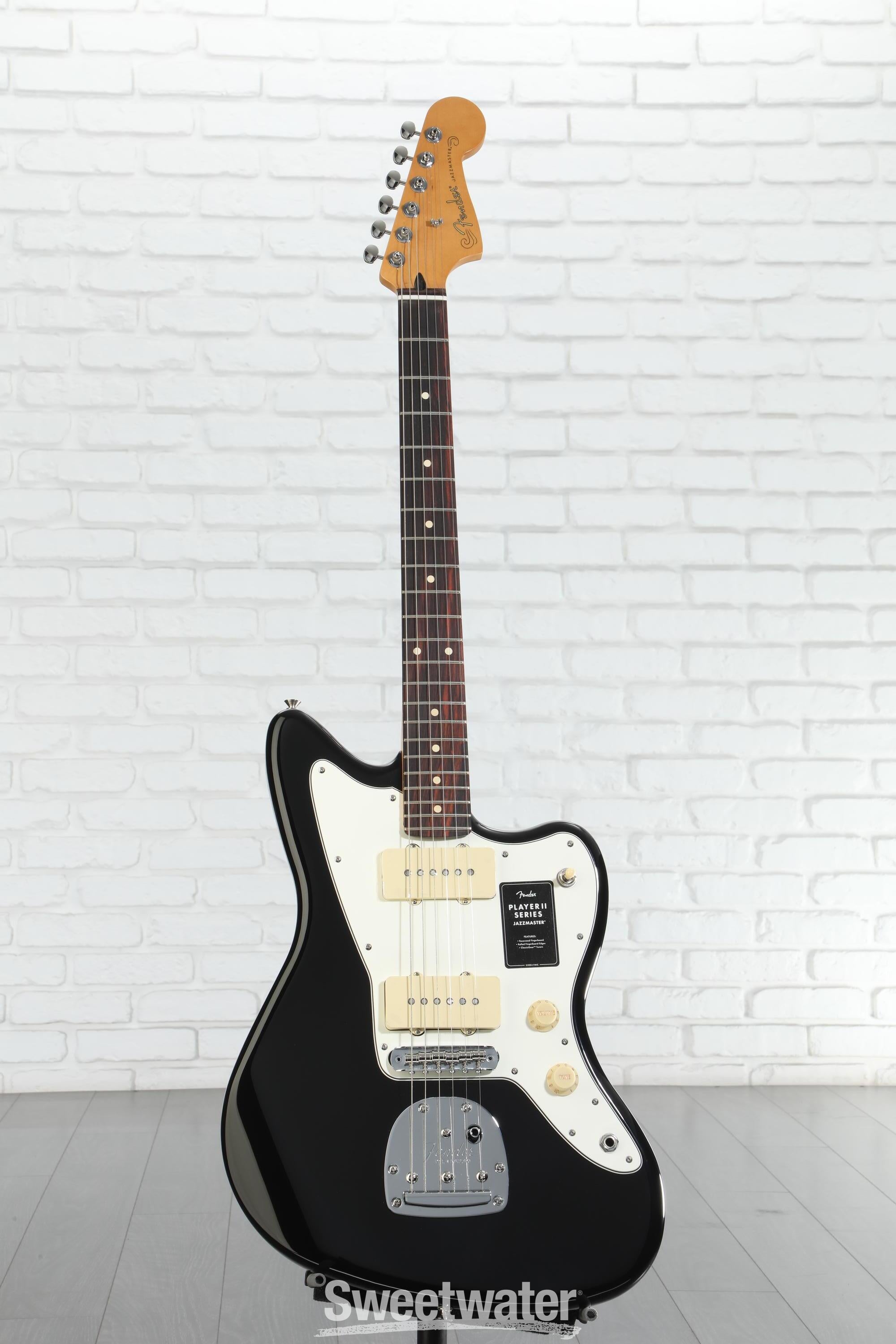 Fender Player II Jazzmaster Electric Guitar - Black | Sweetwater