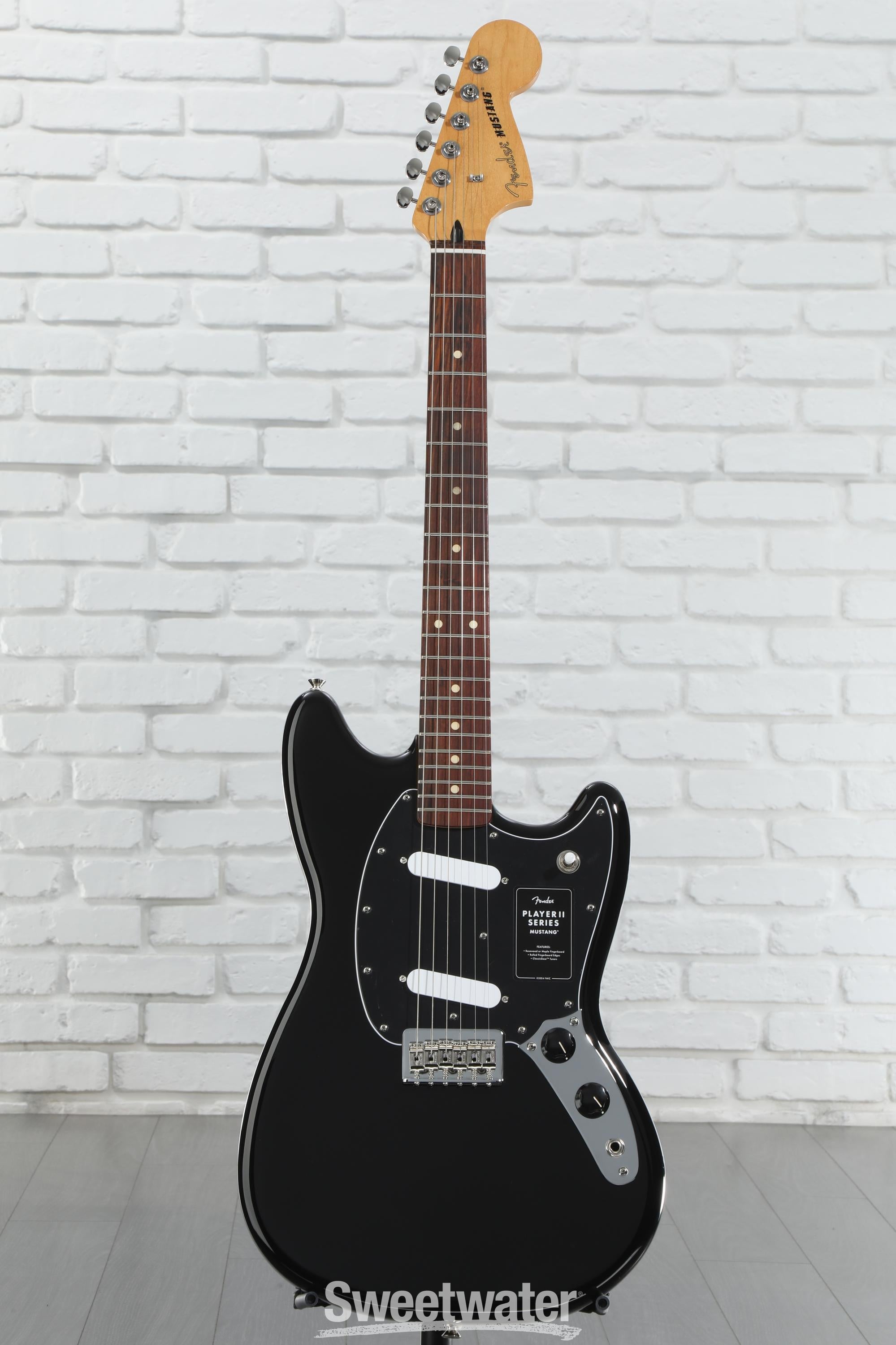 Fender Player II Mustang - Black with Rosewood Fingerboard