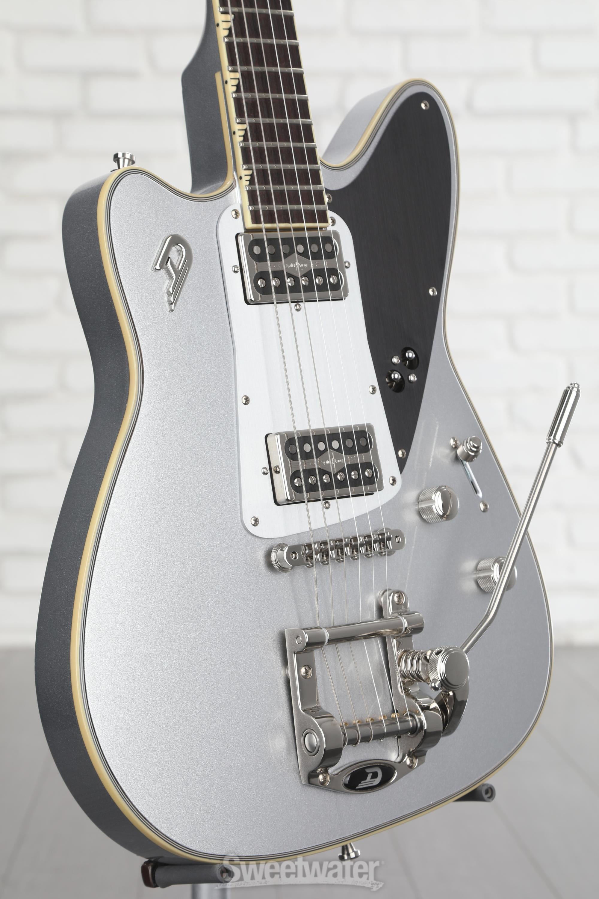 Duesenberg Falken Solidbody Electric Guitar - Silver | Sweetwater