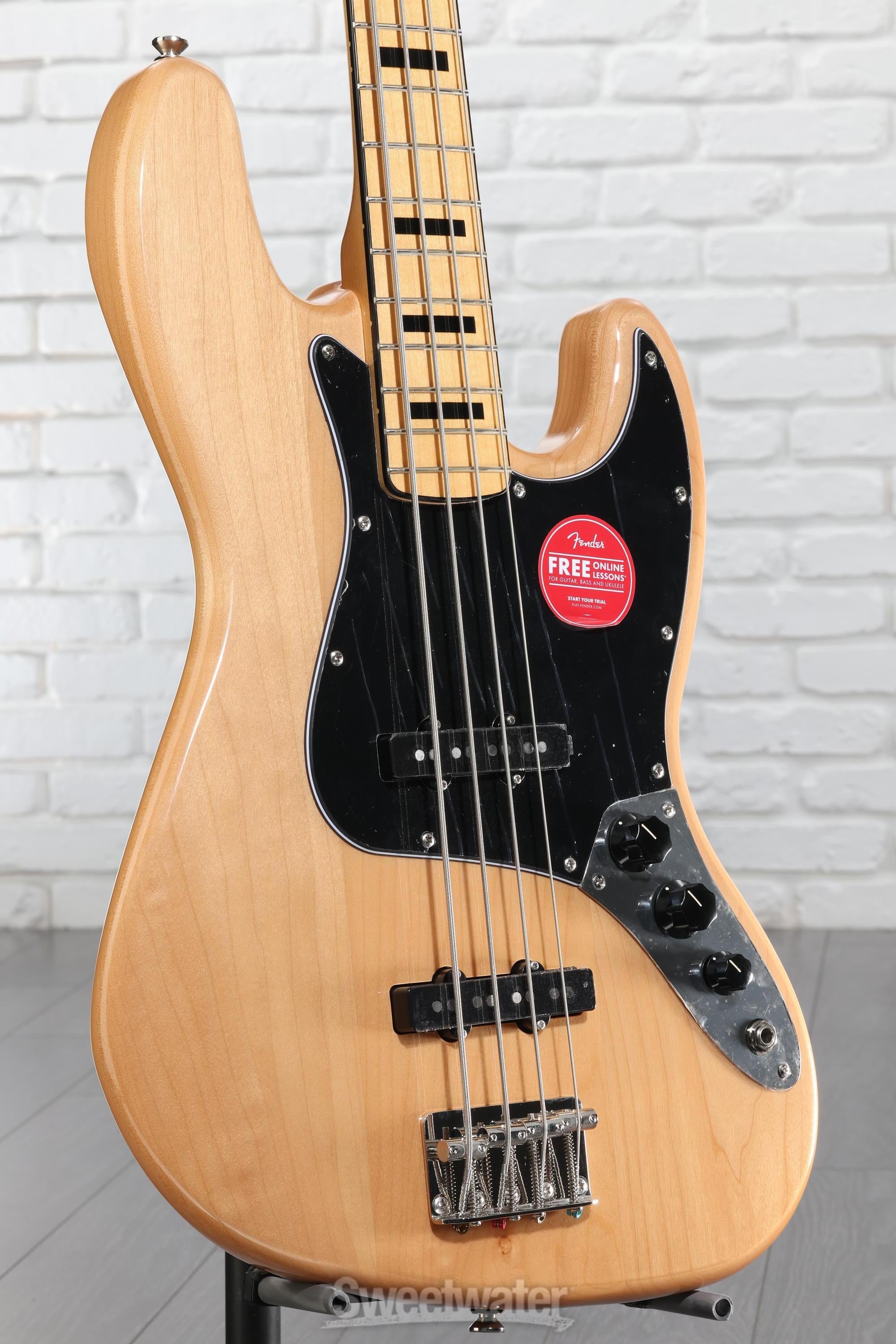 Squier Classic Vibe '70s Jazz Bass - Natural | Sweetwater