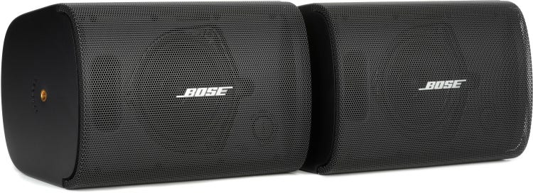 Bose Professional Retail Store Front Commercial Install Bundle with 6 Surface-mount Indoor/Outdoor Loudspeakers