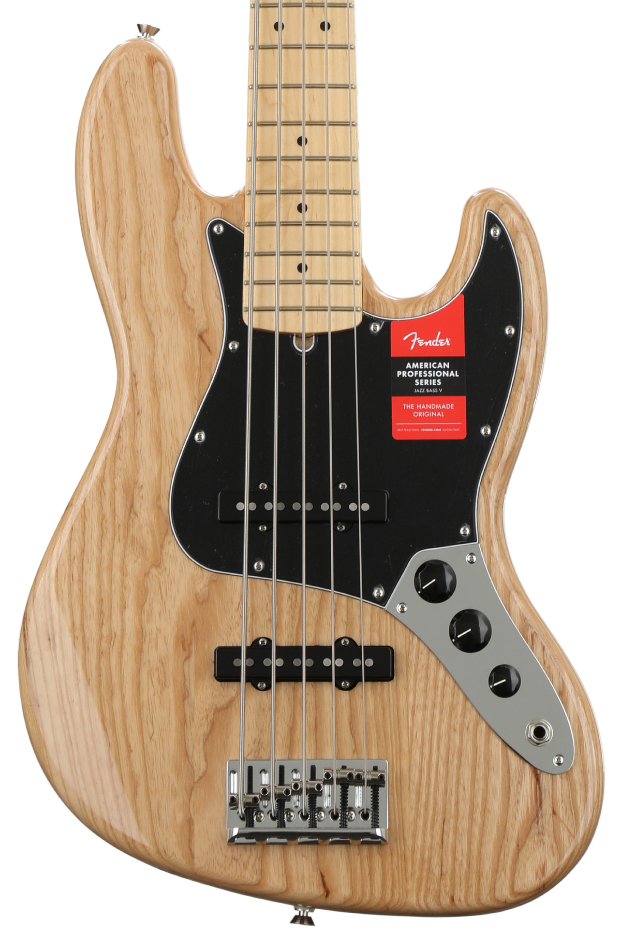 Fender American Professional Jazz Bass V - Natural with Maple