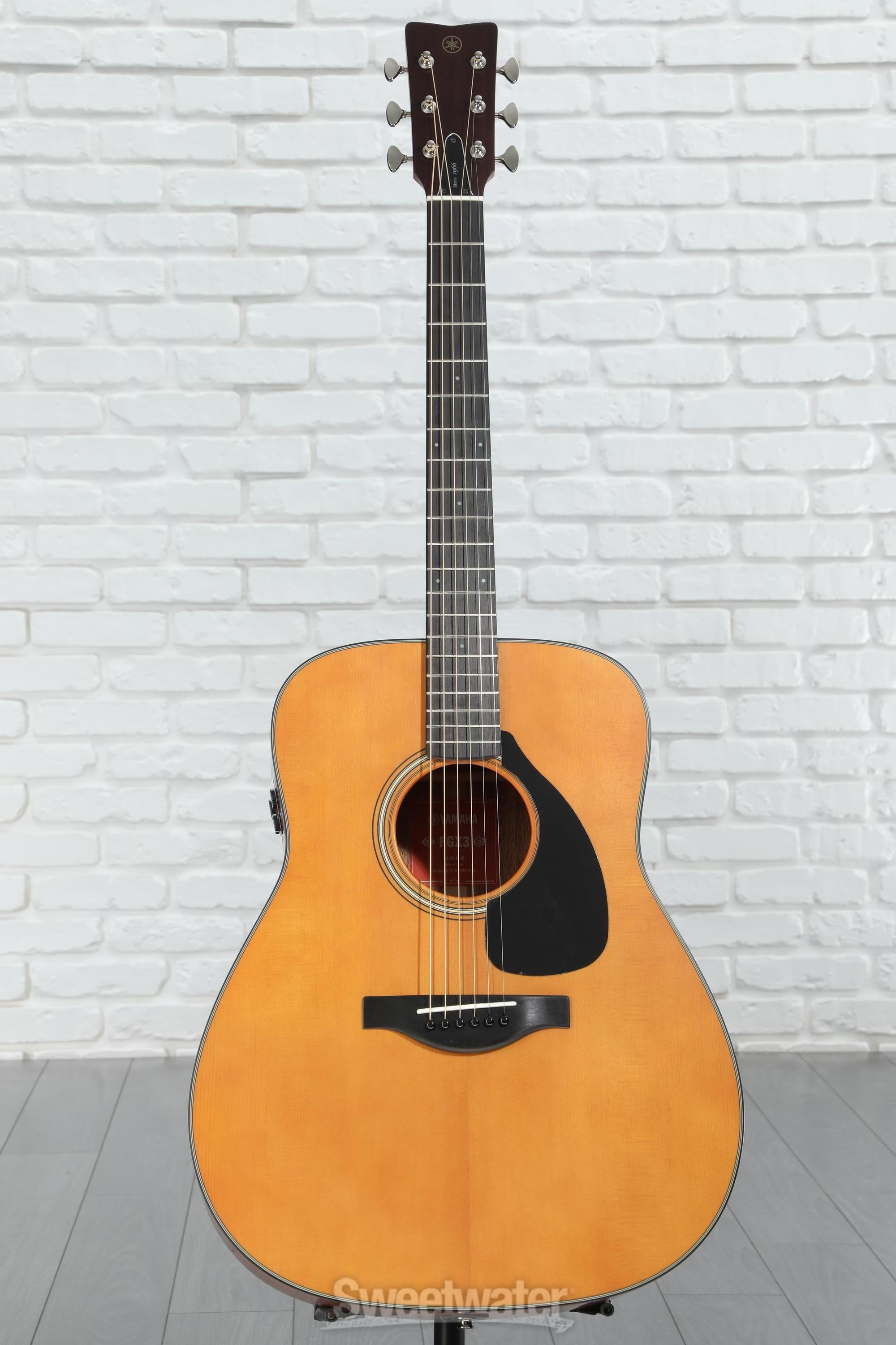 ギター YAMAHA FGX3 Yamaha FGX3 Red Label Dreadnought Acoustic-Electric Guitar