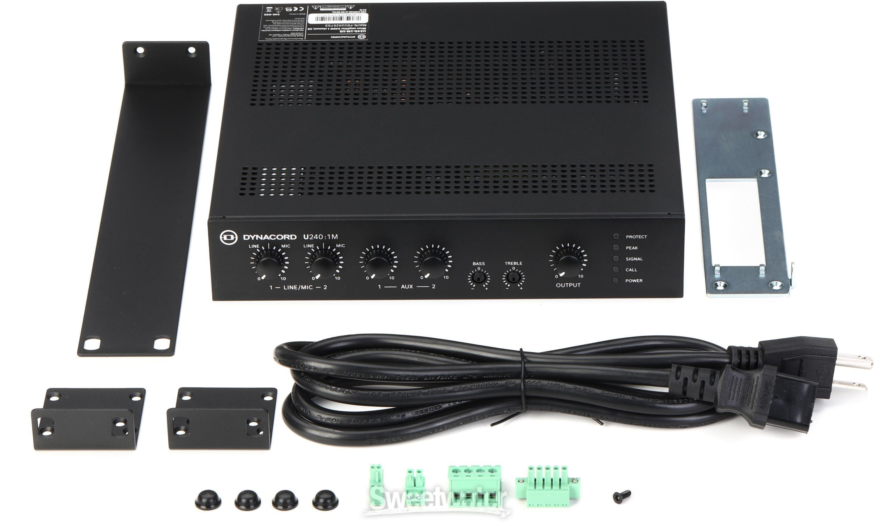 Dynacord U240:1M 240-watt Mixer Amplifier | Sweetwater