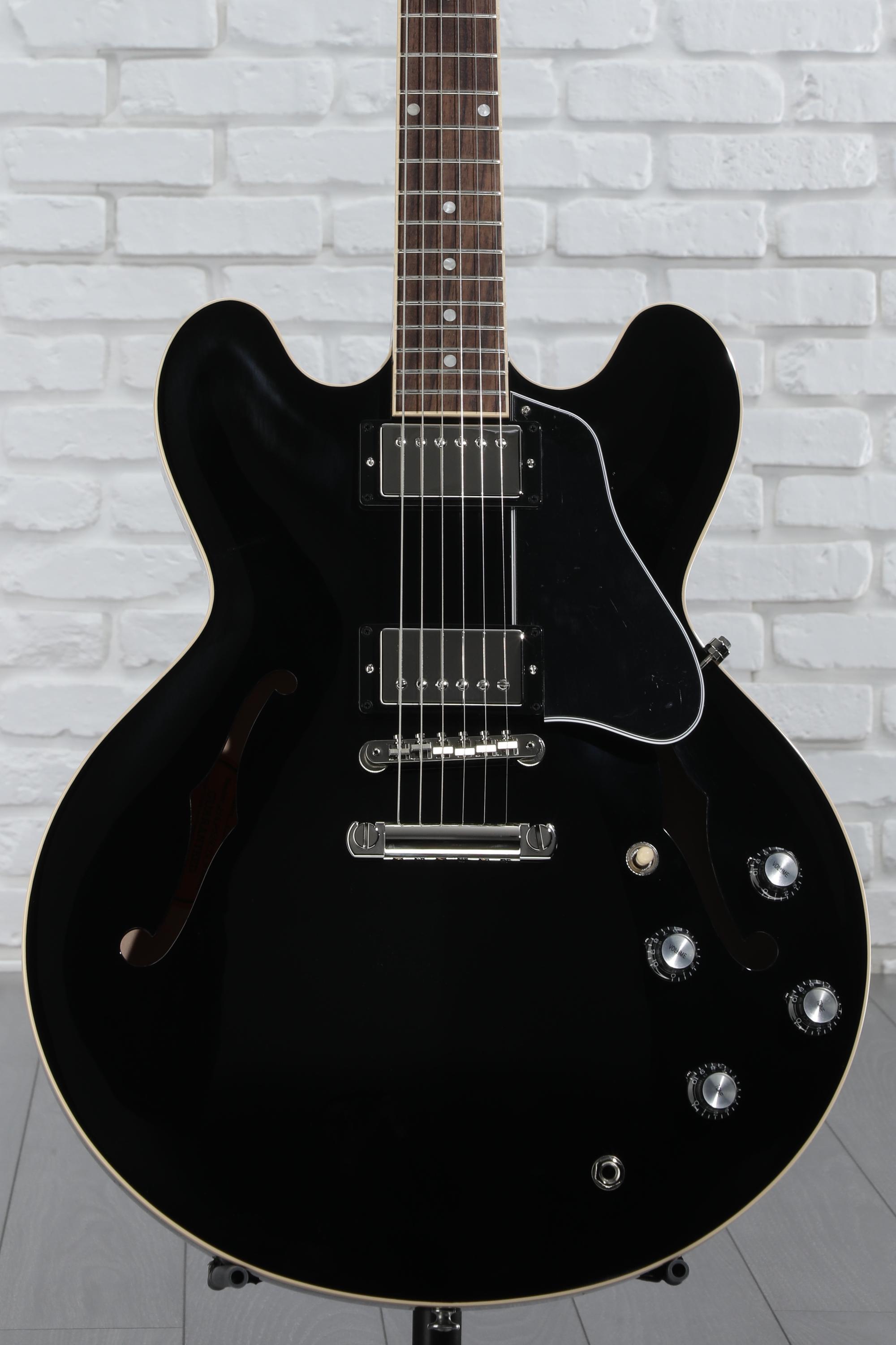 ギター Gibson ES-335 Ebony Gibson ES-335 Vintage Ebony | The Music Zoo