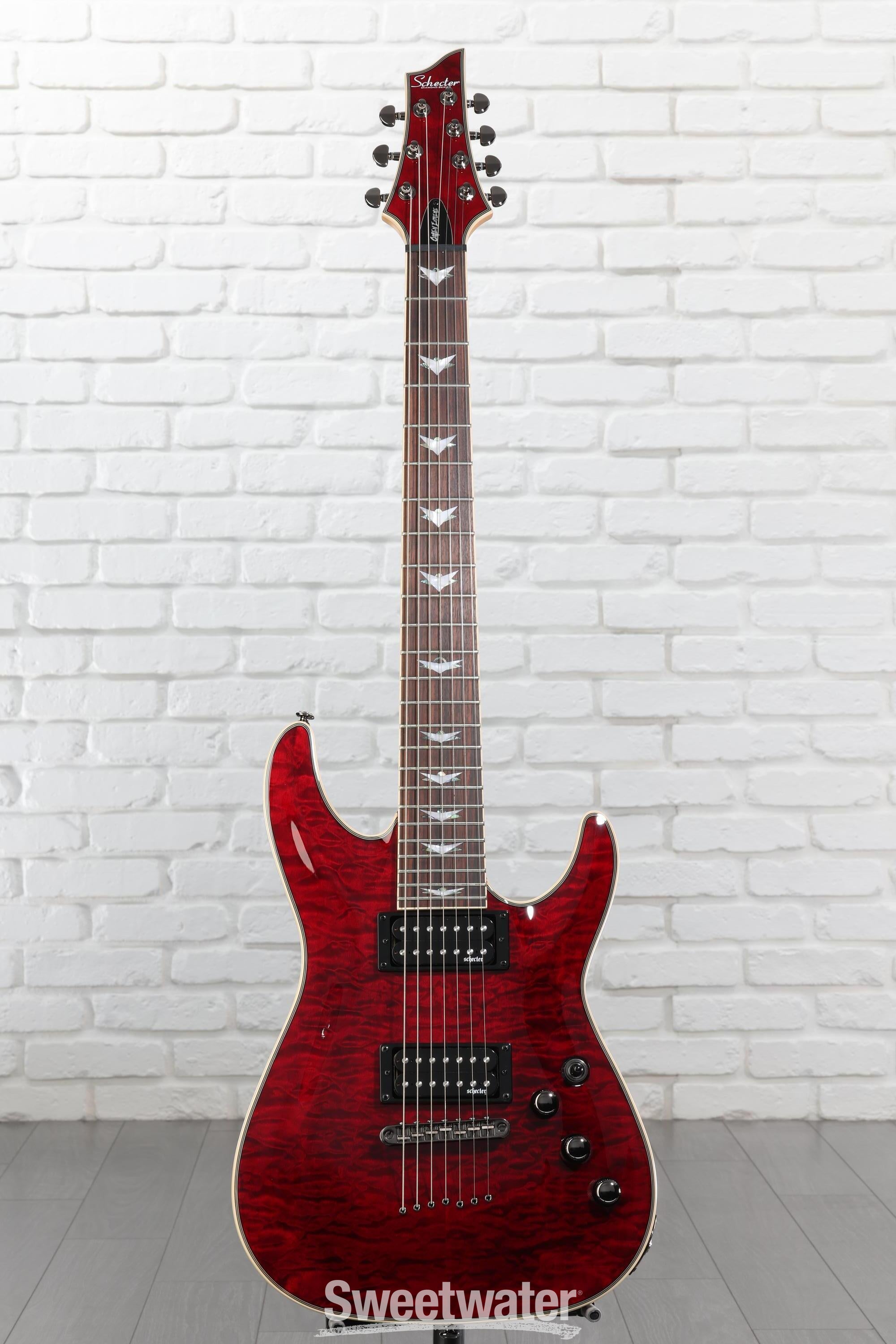 Schecter Omen Extreme-7 Electric Guitar - Black Cherry | Sweetwater