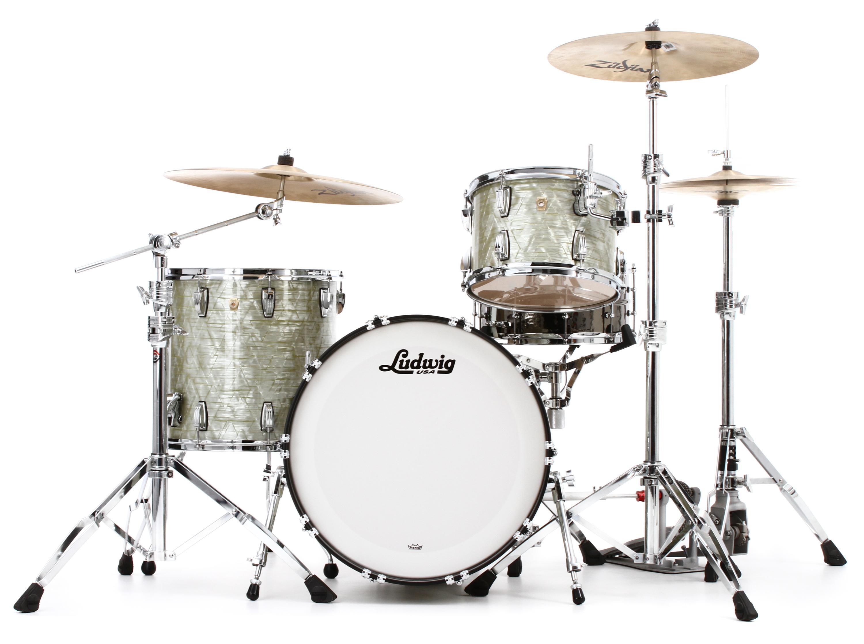 Ludwig Classic Maple Fab 22 3-piece Shell Pack - Classic Olive