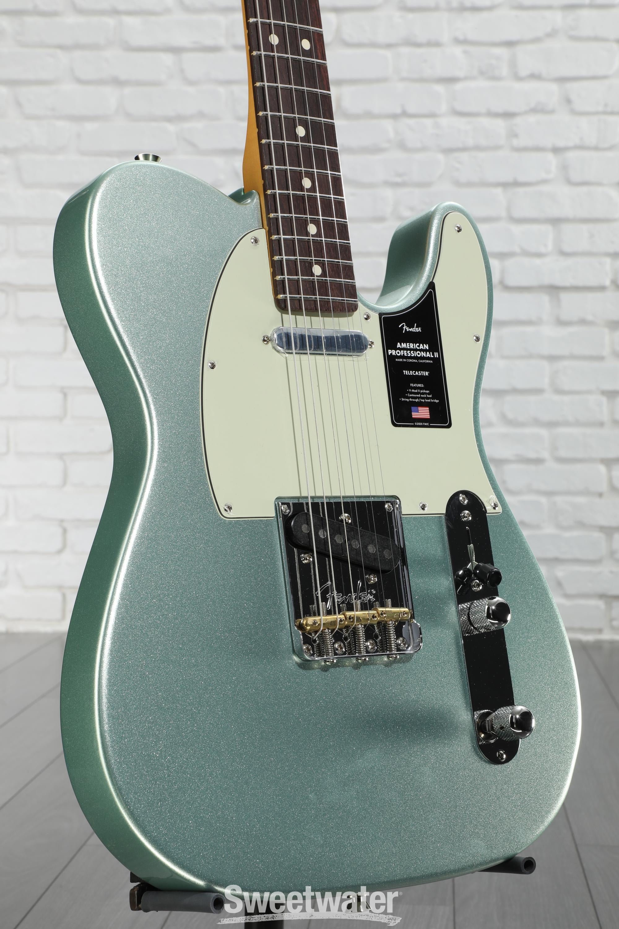 Fender American Professional II Telecaster - Mystic Surf Green