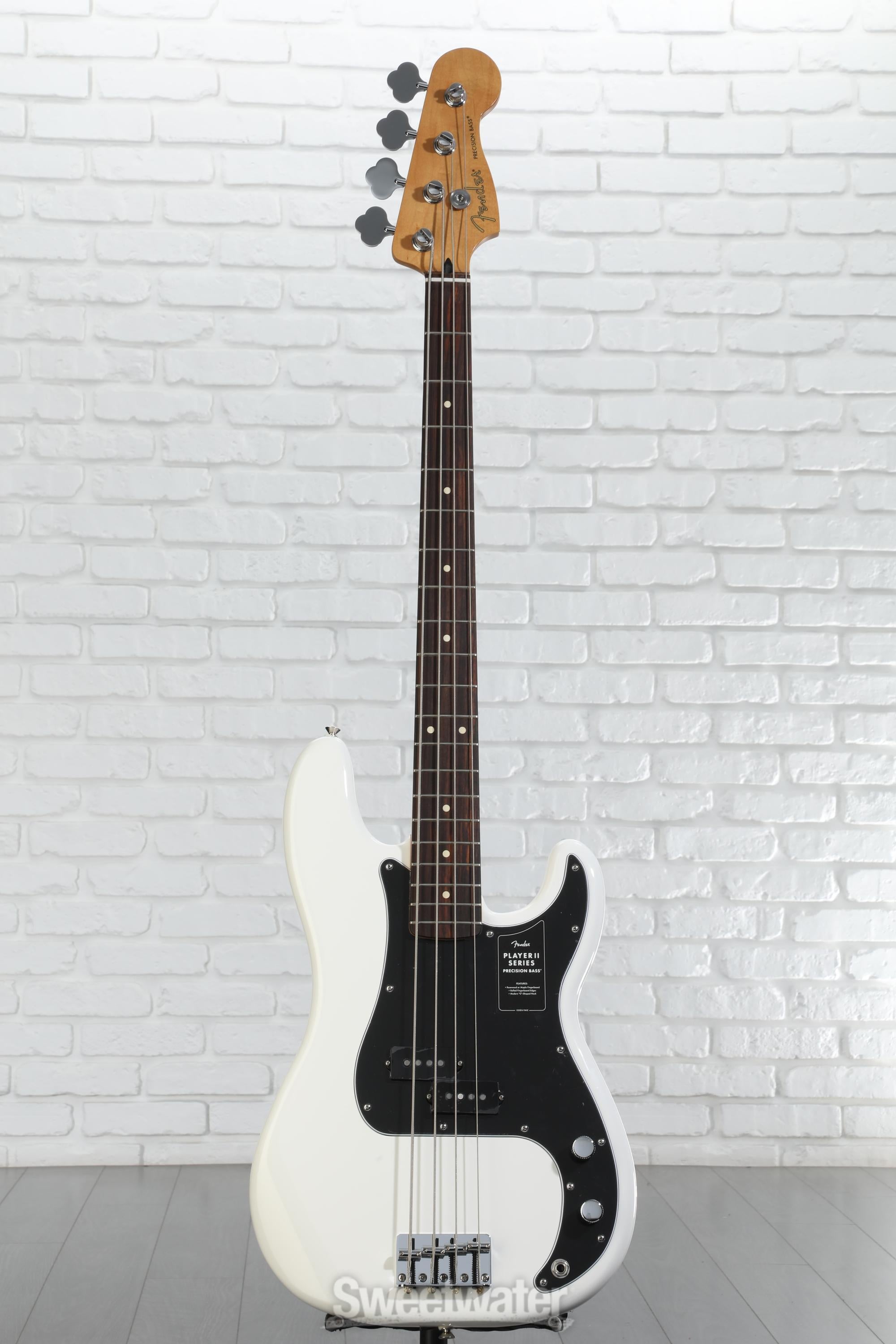 Amazon.com: Fender Player II Precision Bass - Polar White