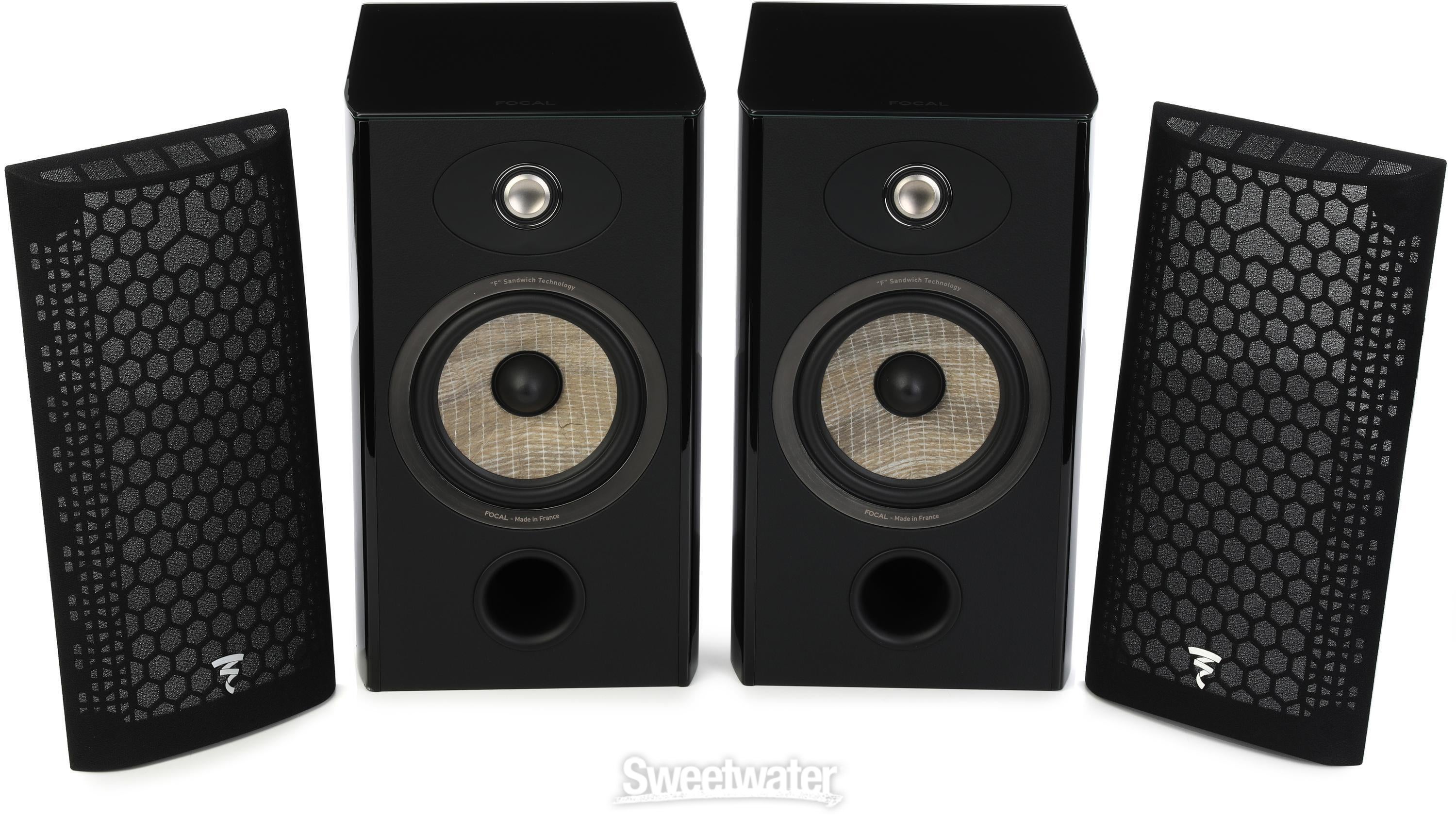 Focal Aria Evo X N°1 Bookshelf Speaker - Black High Gloss