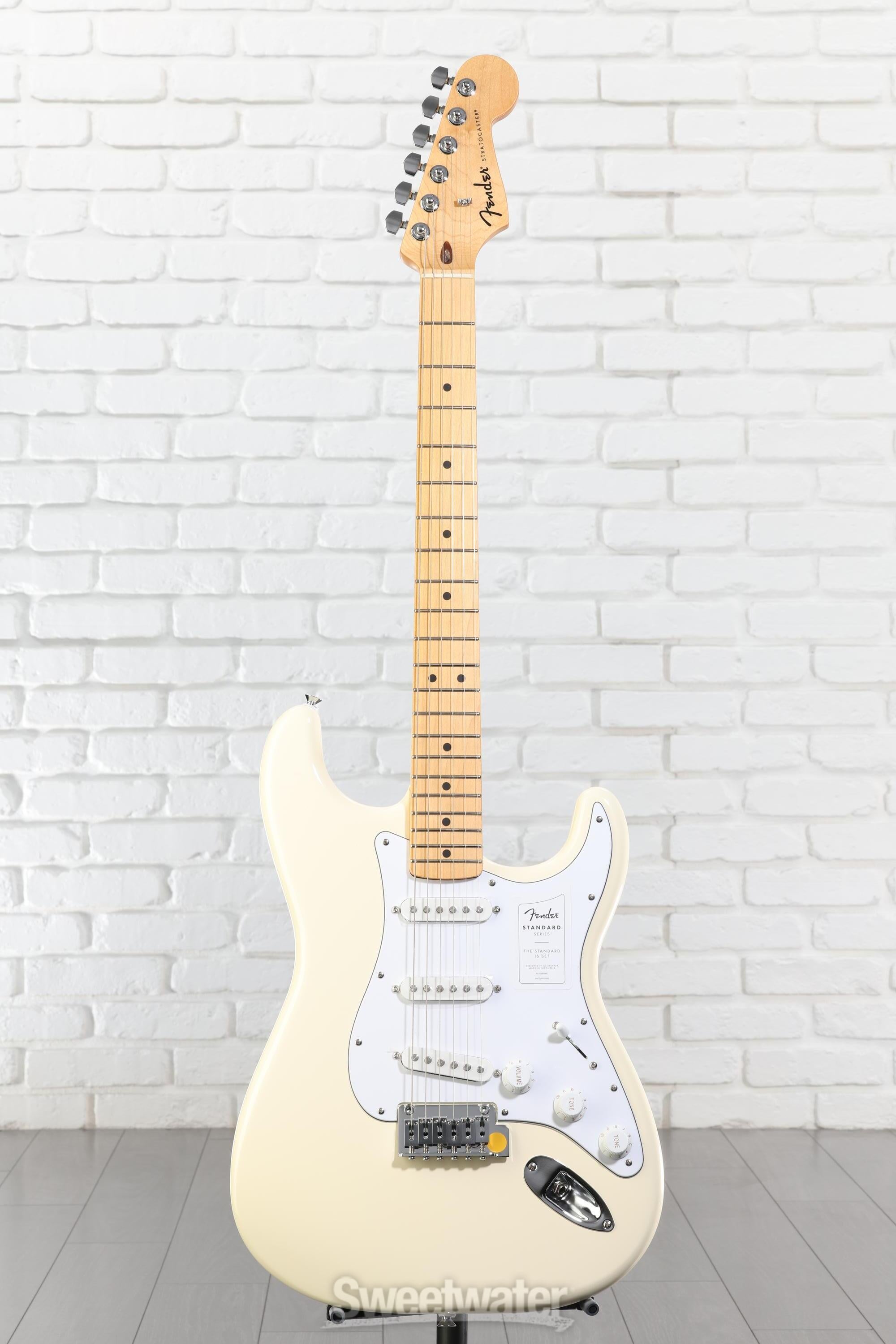 Fender Standard Stratocaster Electric Guitar - Olympic White