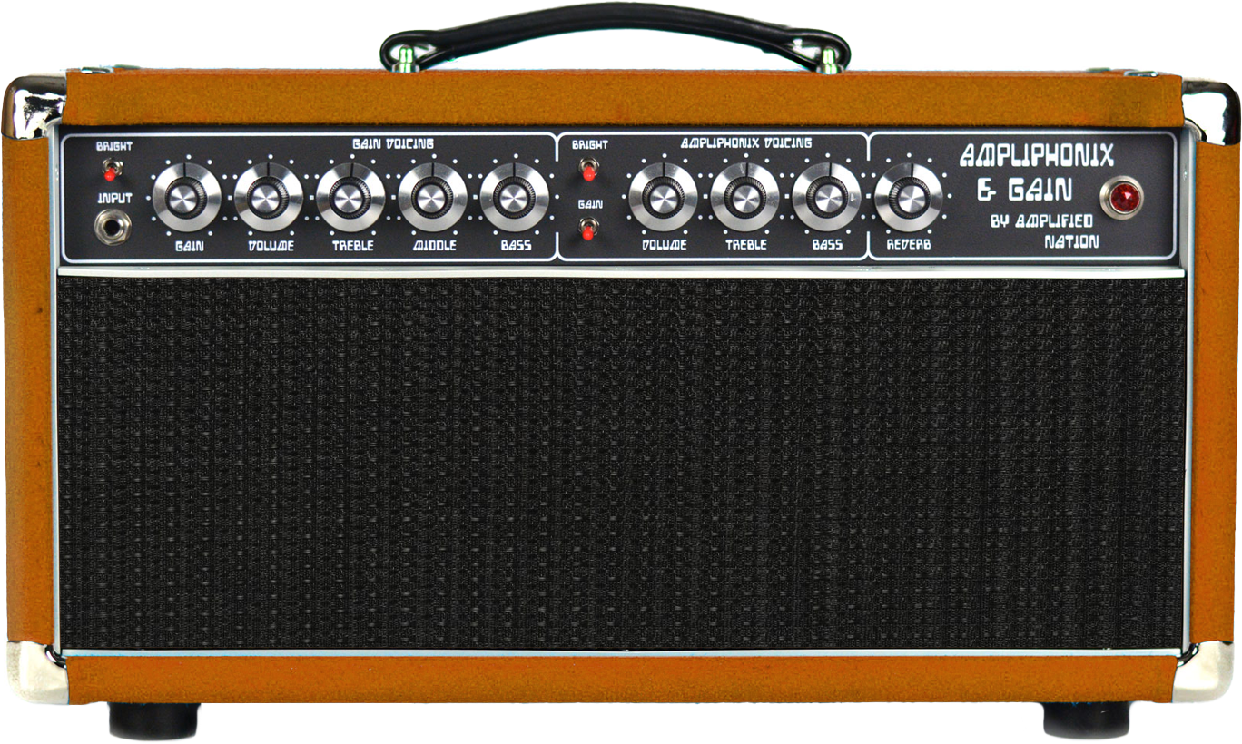 Amplified Nation Ampliphonix and Gain 50watt Tube Amplifier Head