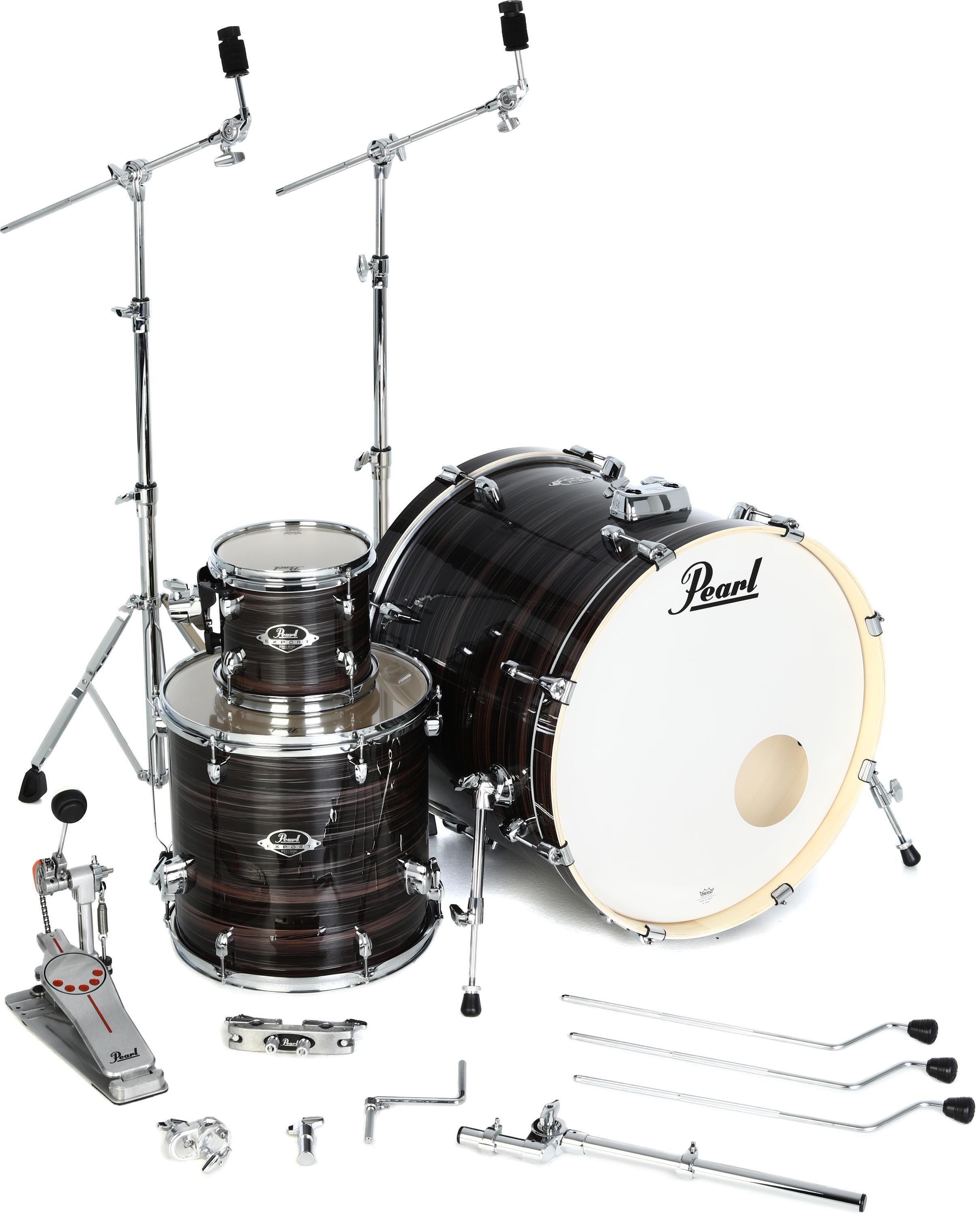 Pearl Export 3-piece Add-on Pack with Hardware - Metallic Amethyst