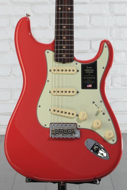 Fender American Vintage II 1961 Stratocaster Electric Guitar - Fiesta Red