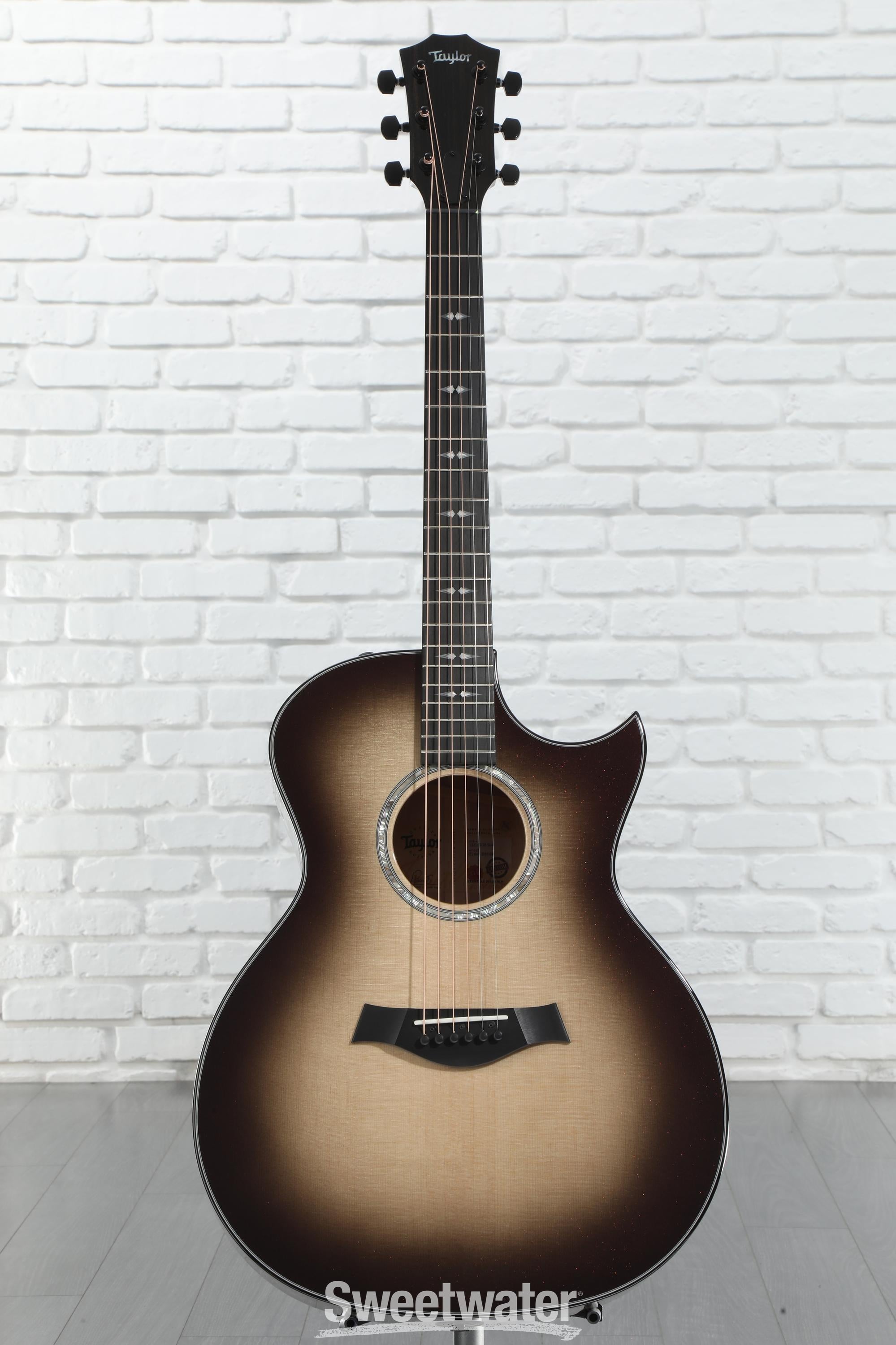 Taylor 2025 Catch Custom #26 C14ce Grand Auditorium Acoustic-electric Guitar - Cranberry Silver Supernova