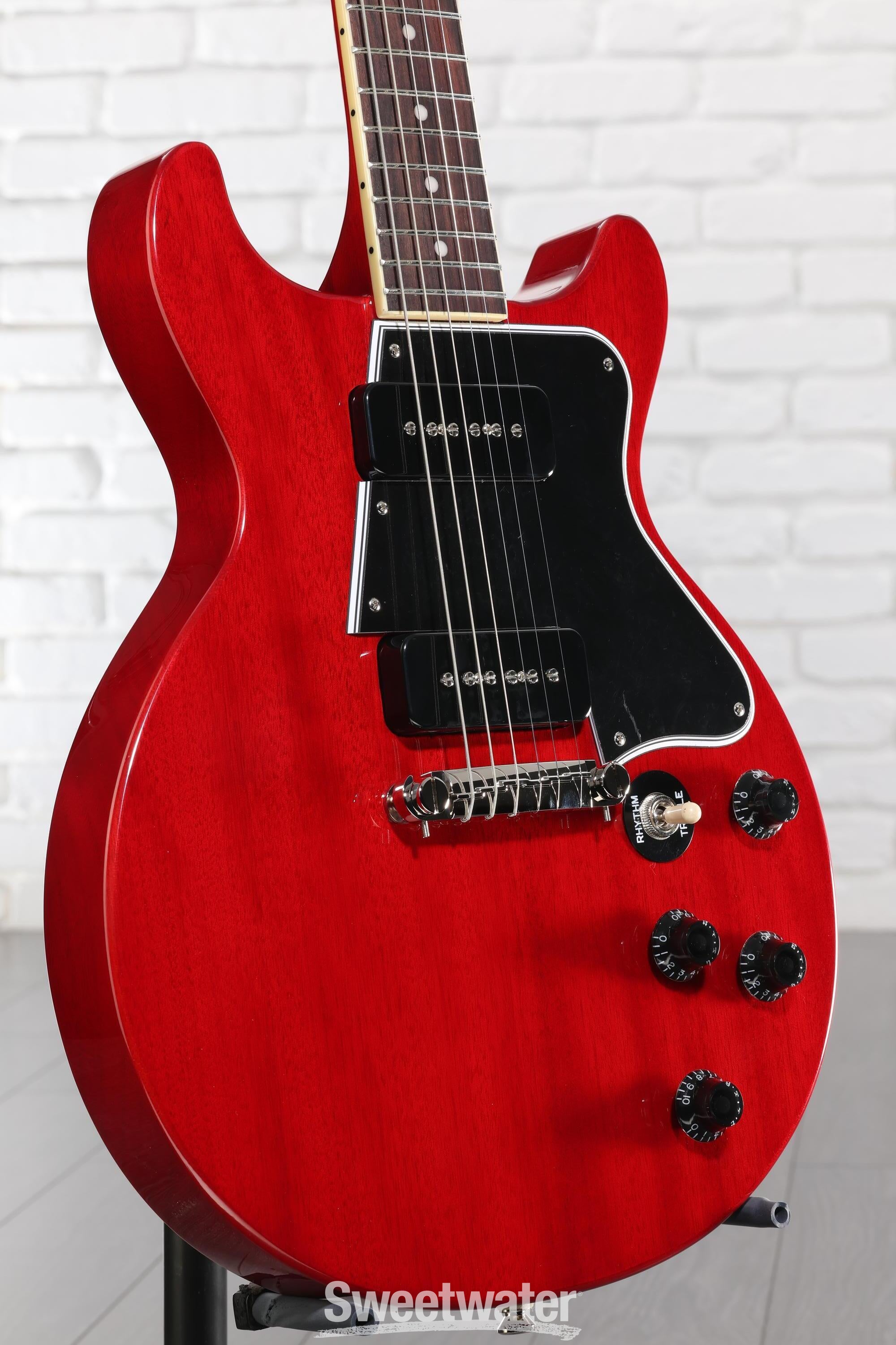 Photo of Epiphone Les Paul Special Double Cut - Cherry Red