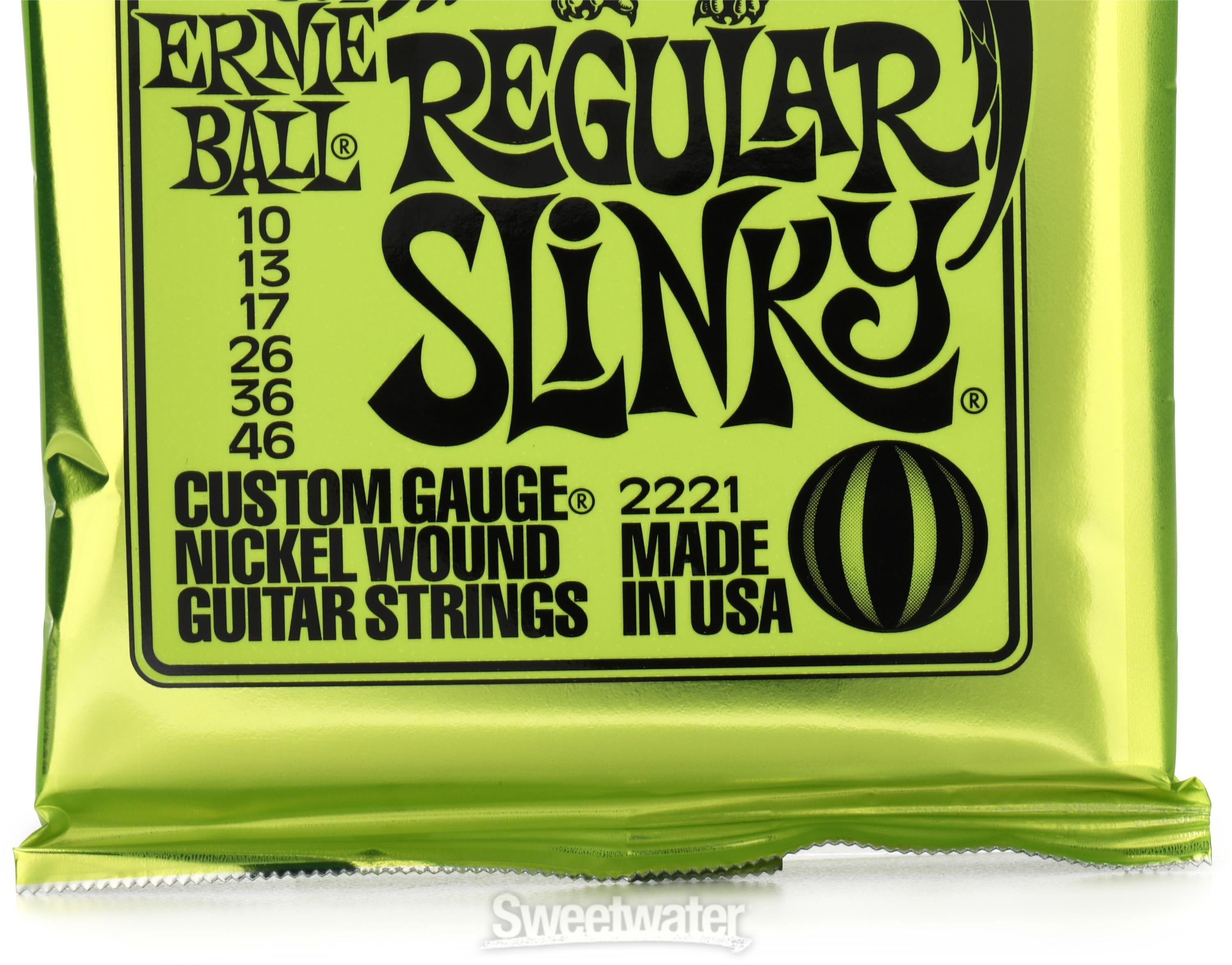 Ernie Ball 2221 Regular Slinky Nickel Wound Electric Guitar