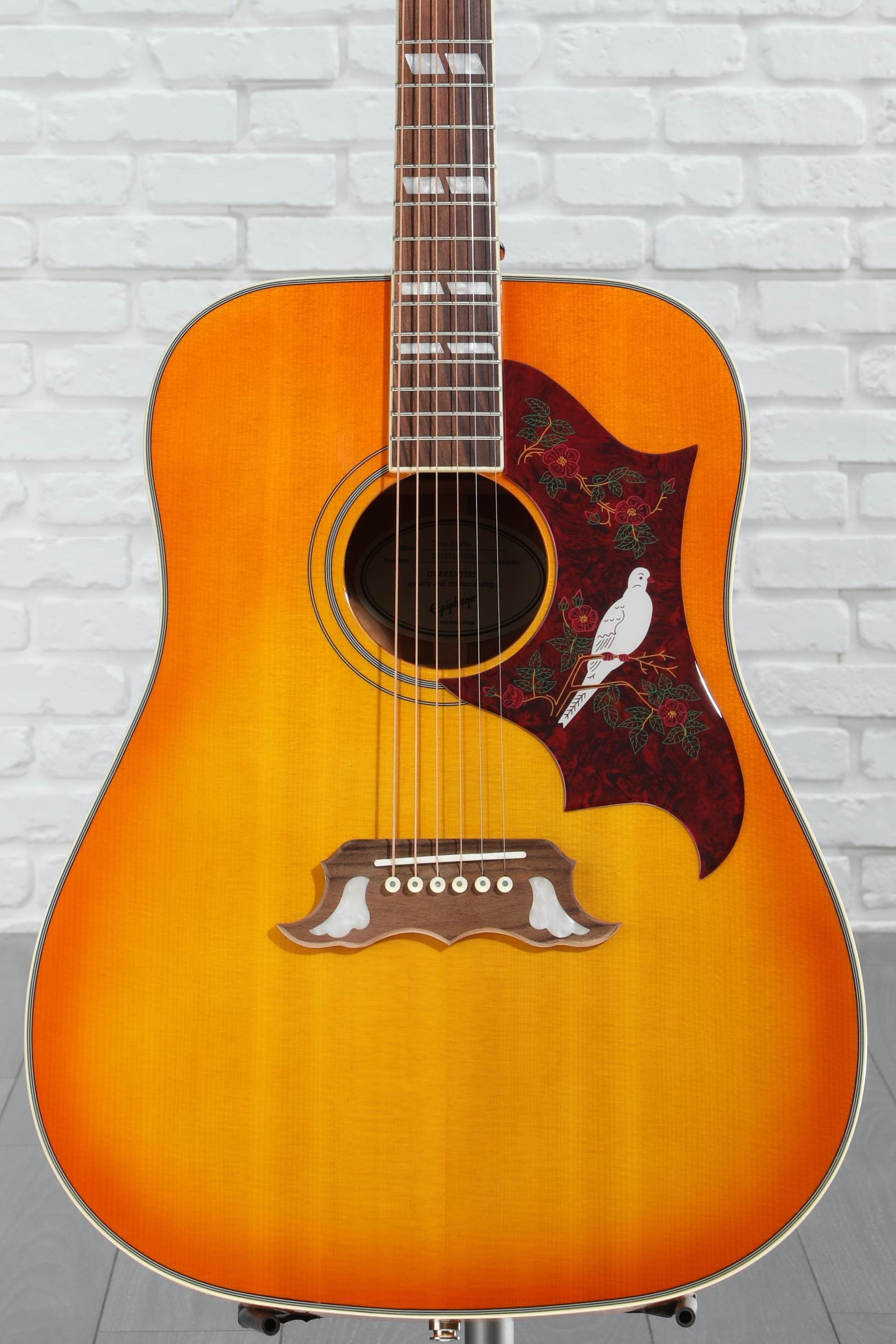 Epiphone Dove PRO Acoustic-Electric Guitar, Violinburst