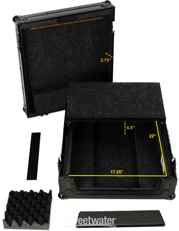 Odyssey FZGSDJMV10BL ATA Flight Case with Glide Platform for