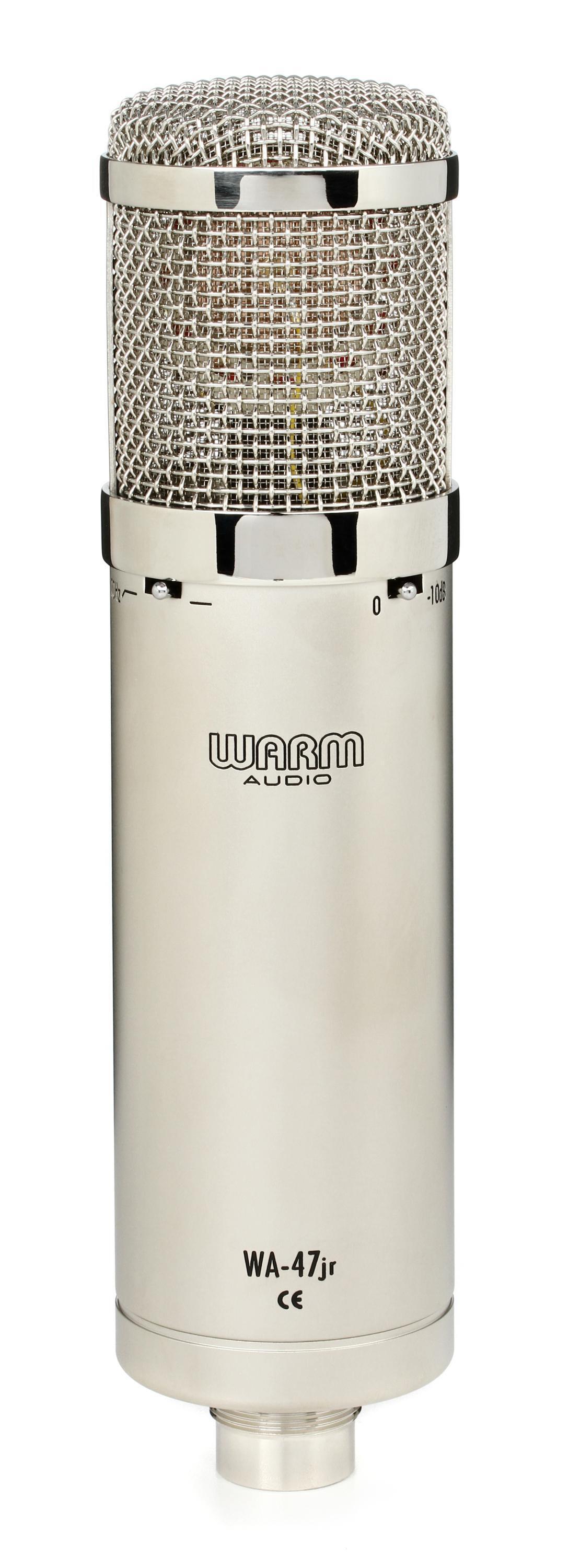 Bundled Item: Warm Audio WA-47Jr Large-diaphragm Condenser Microphone - Nickel