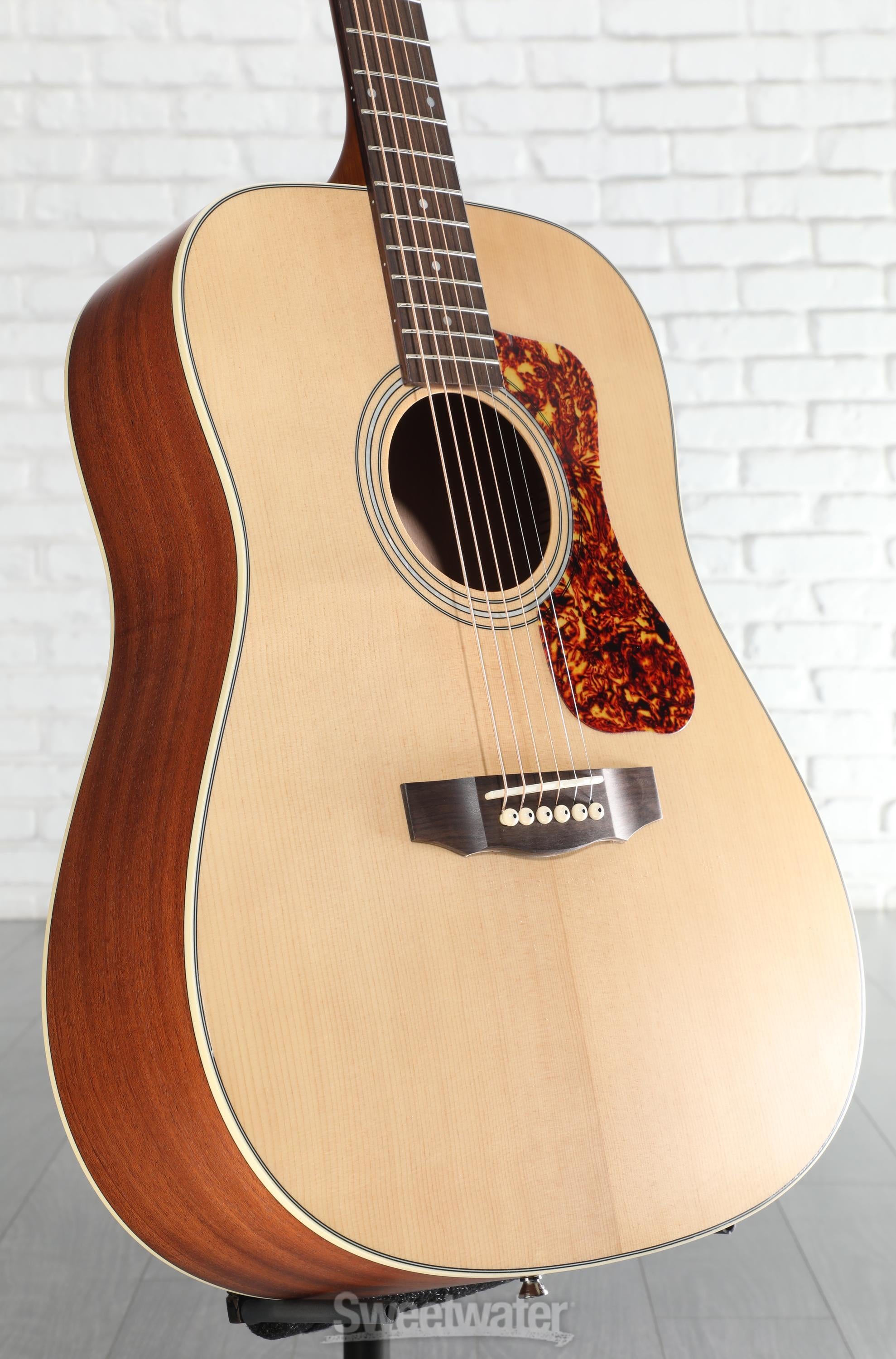 Guild D-240E Acoustic-Electric Guitar - Natural | Sweetwater