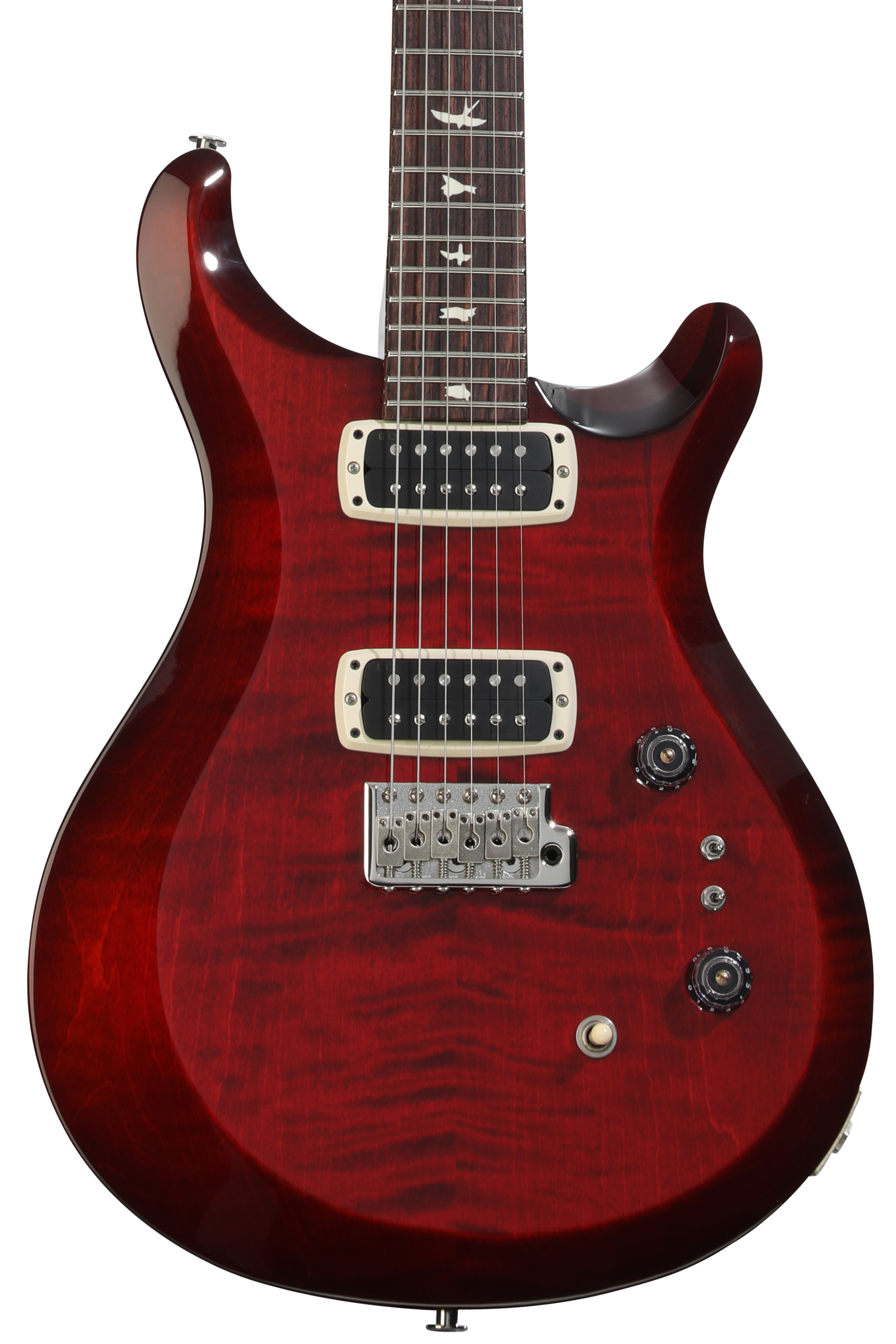 PRS SE Custom 24 Electric Guitar - Fire Red Burst | Sweetwater