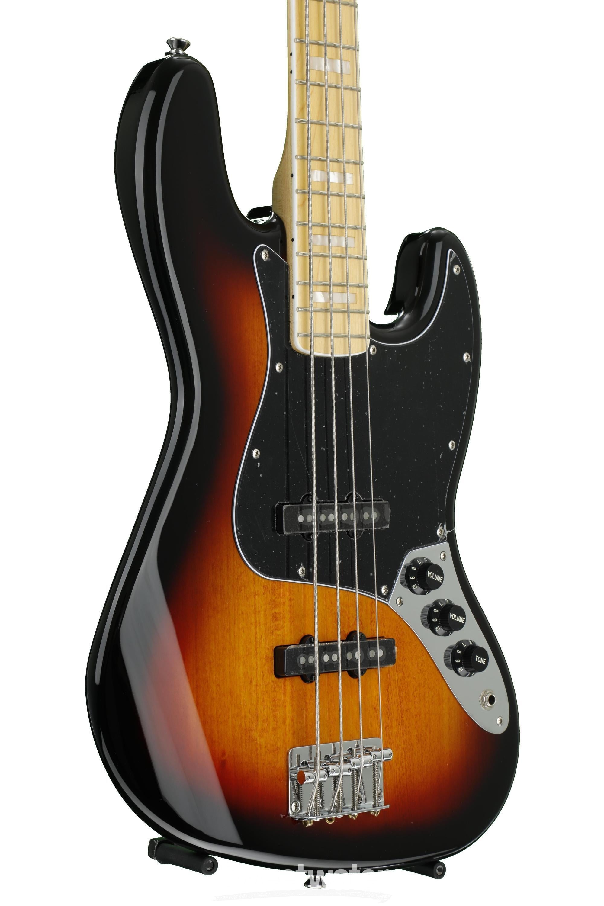 Squier '77 Vintage Modified Jazz Bass - 3-tone Sunburst