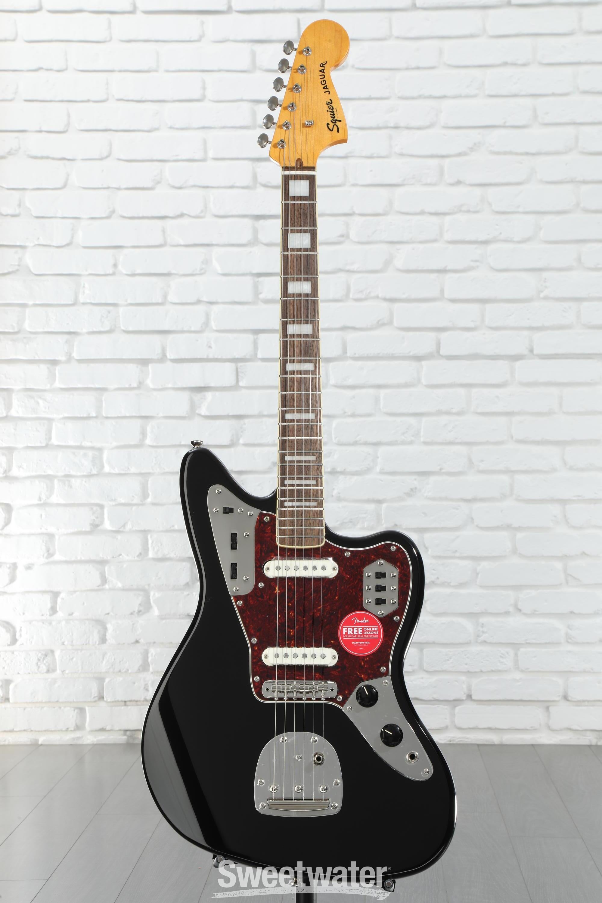 Squier Classic Vibe '70s Jaguar - Black Reviews | Sweetwater