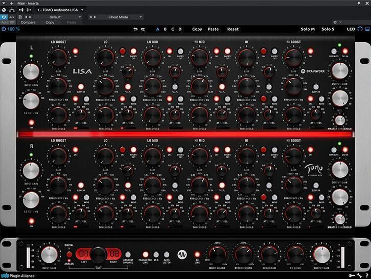 Brainworx TOMO Audiolabs Lisa Stereo Mastering EQ and