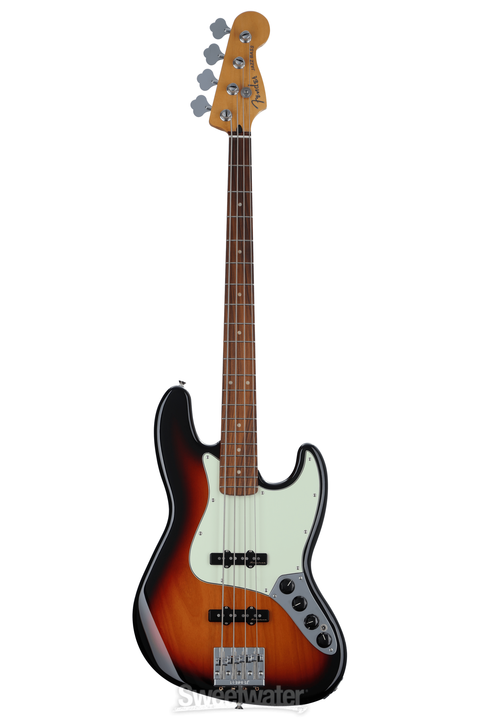 ベース Fender Player Plus Jazz Bass Pau Ferro Fender Player Plus Active Jazz Bass - 3-tone Sunburst with