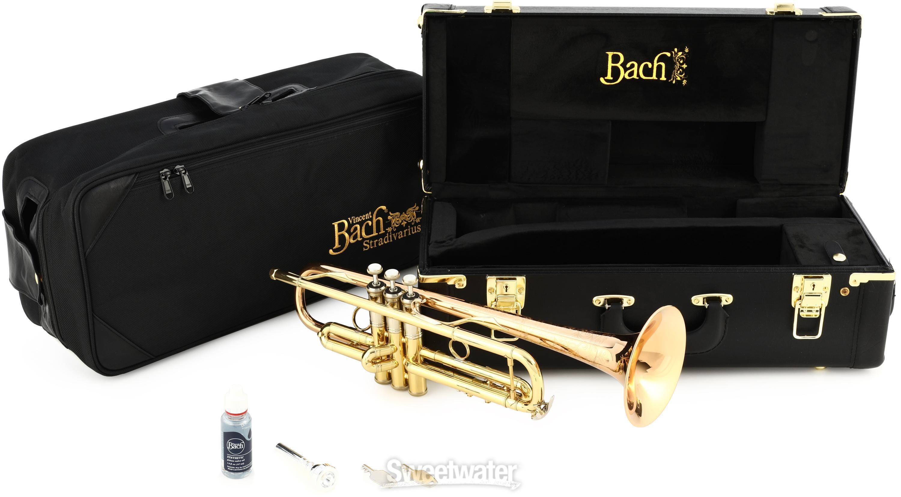 Bach LR19043B Stradivarius Professional Bb Trumpet - Bronze Bell