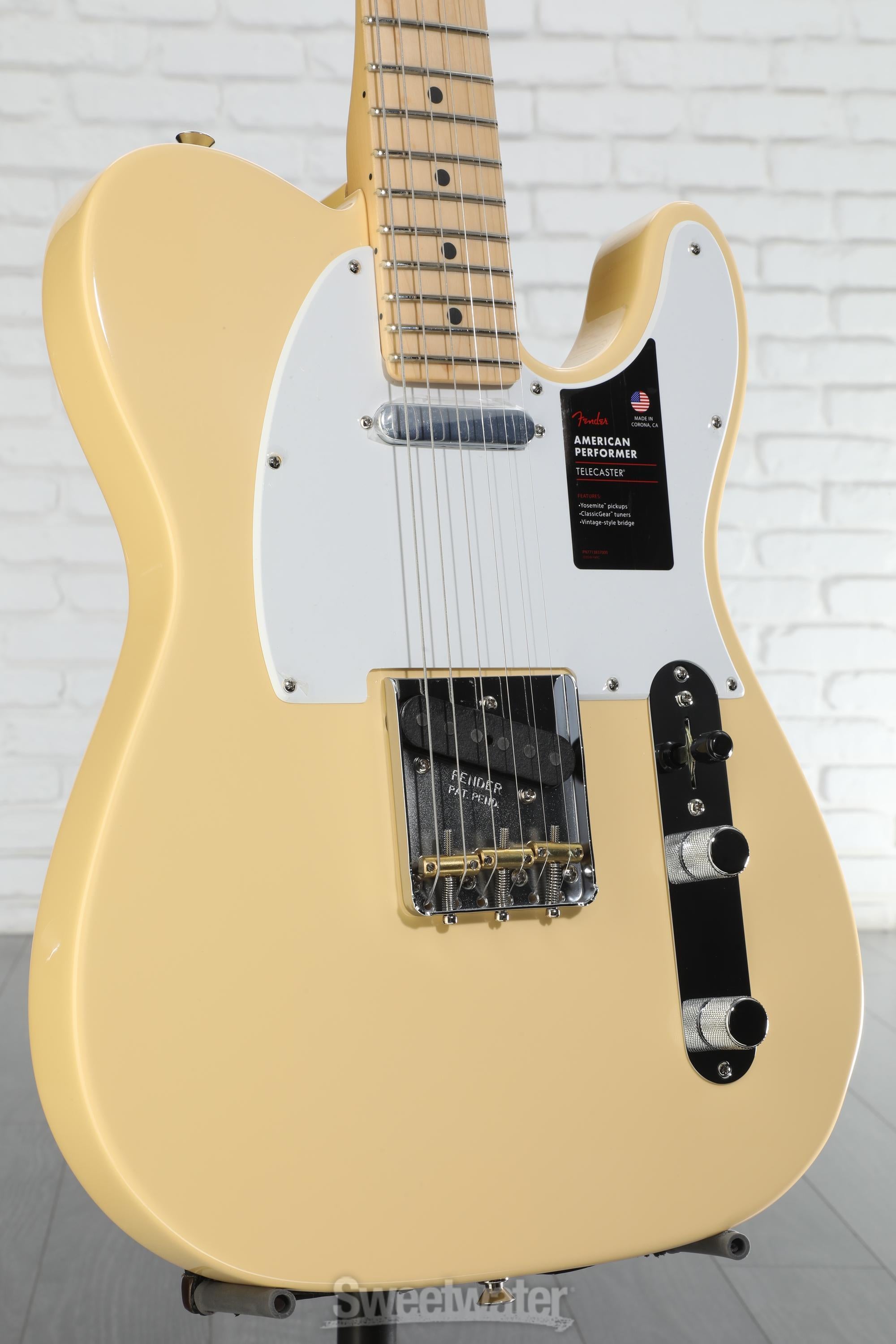 ギター Fender Telecaster American performer Fender American Performer Telecaster, Maple Fingerboard