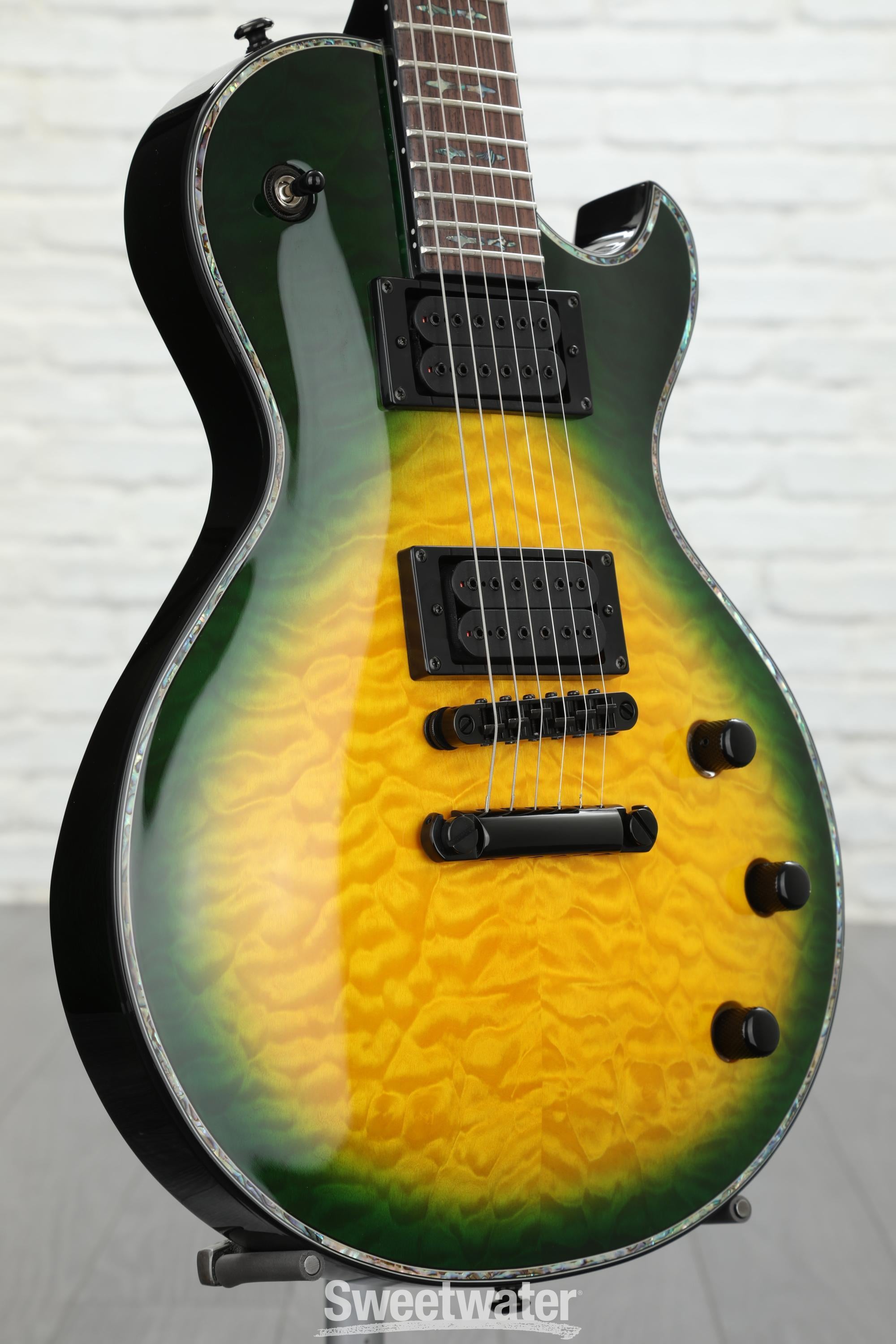 Schecter Hellraiser Solo-II Passive - Dragon Burst | Sweetwater