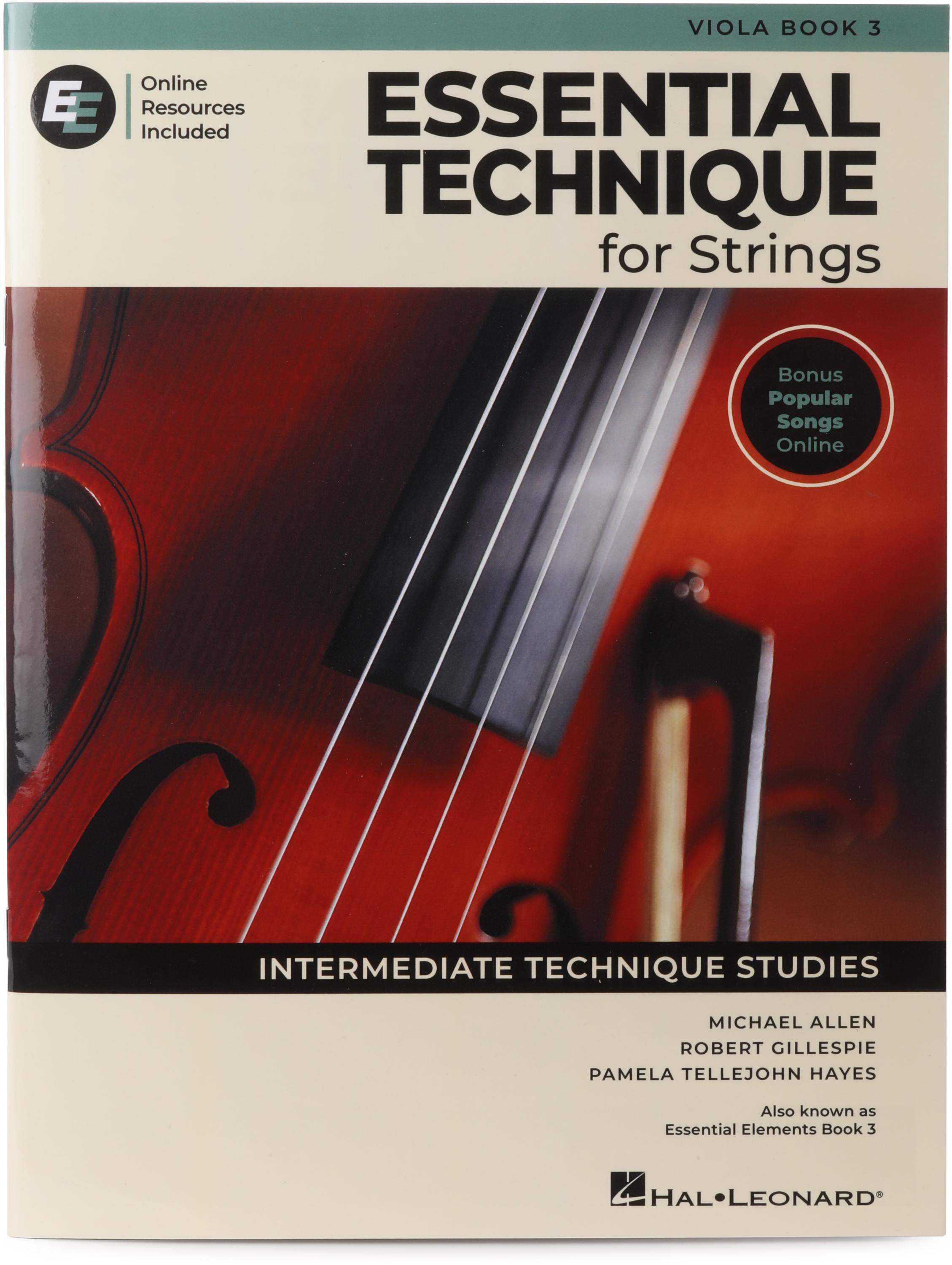 その他 75S-3B and 75S-3C Instruction Book Hal Leonard Essential Technique for Strings - Book 3, Viola